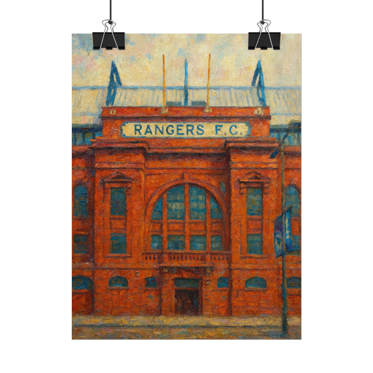 Ibrox Stadium Rangers FC Rolled Posters