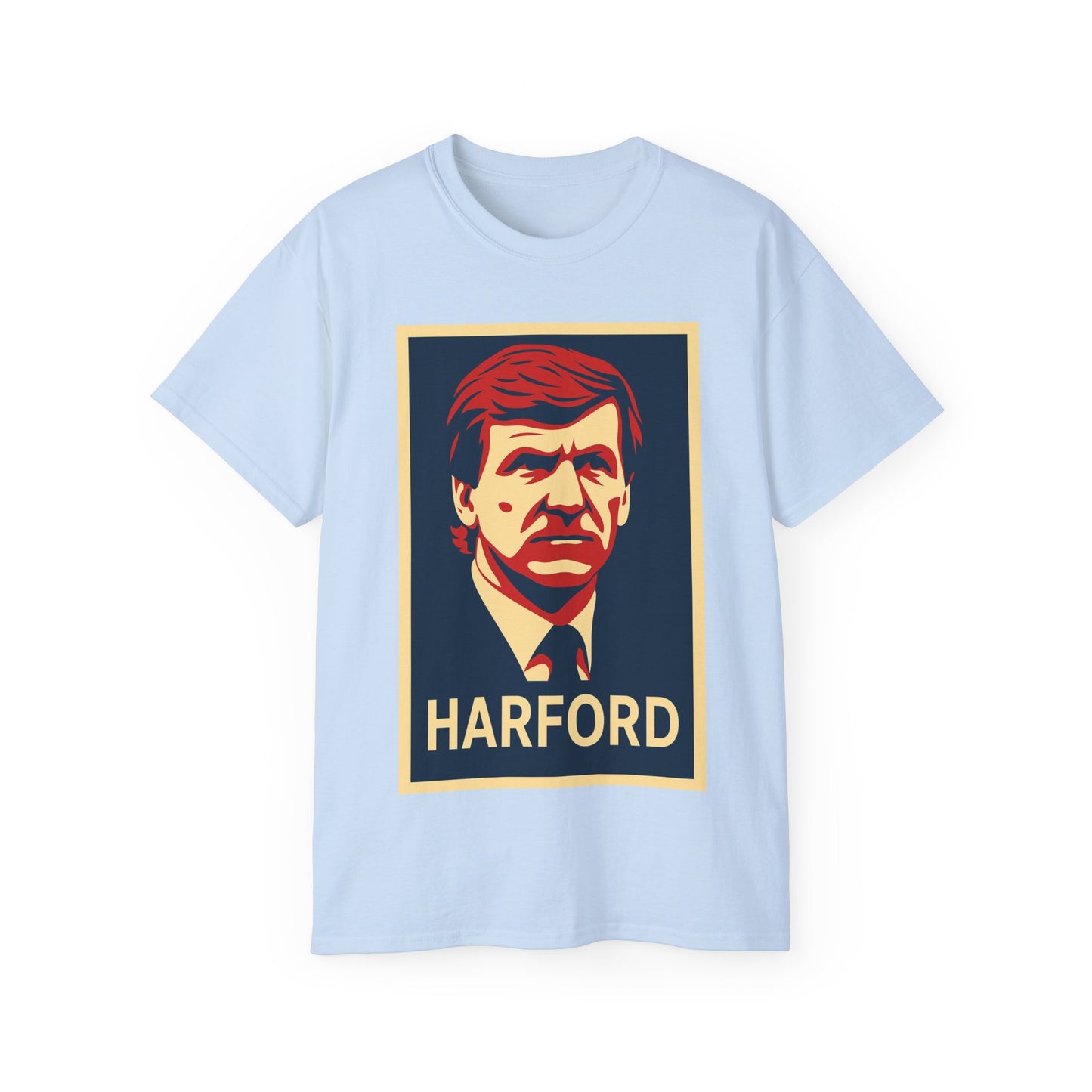 Ray Harford Hope Poster T-Shirt - Luton Town