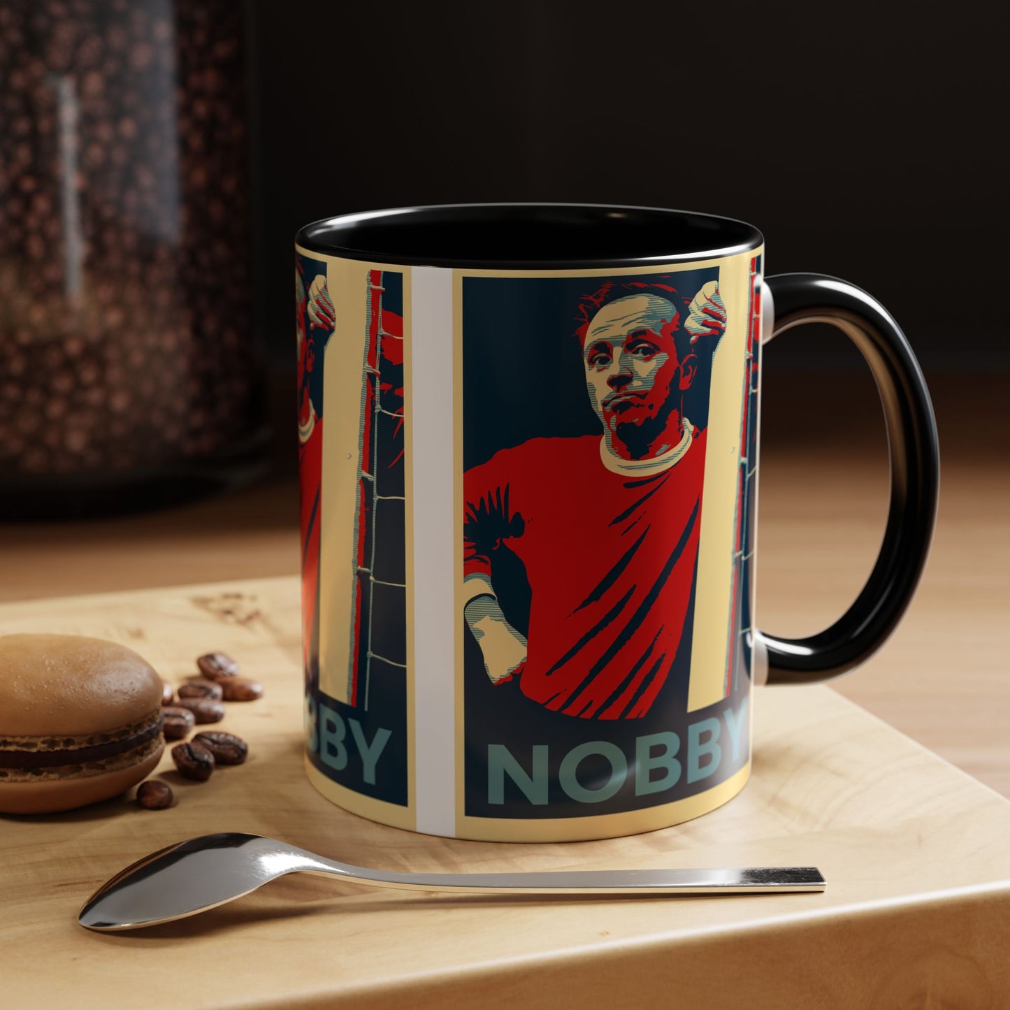 Nobby Stiles Hope Poster Mug - Manchester United