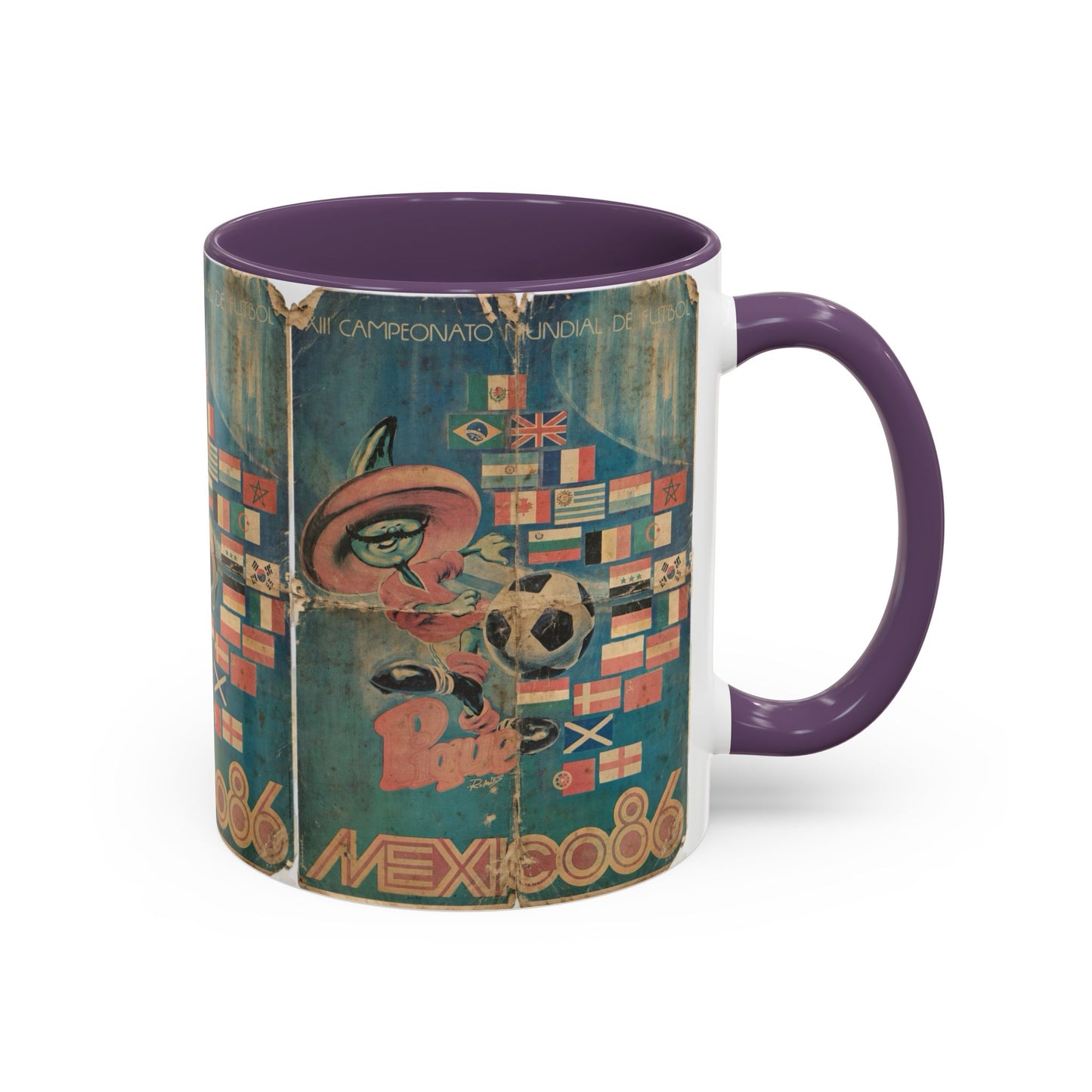 Mexico 86 Poster Pique Kick Coffee Mug (11, 15oz)