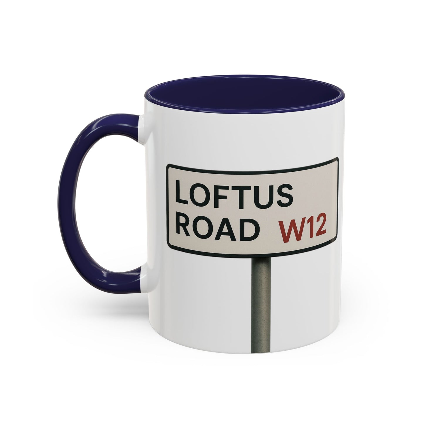 Loftus Road QPR Road Sign Mug