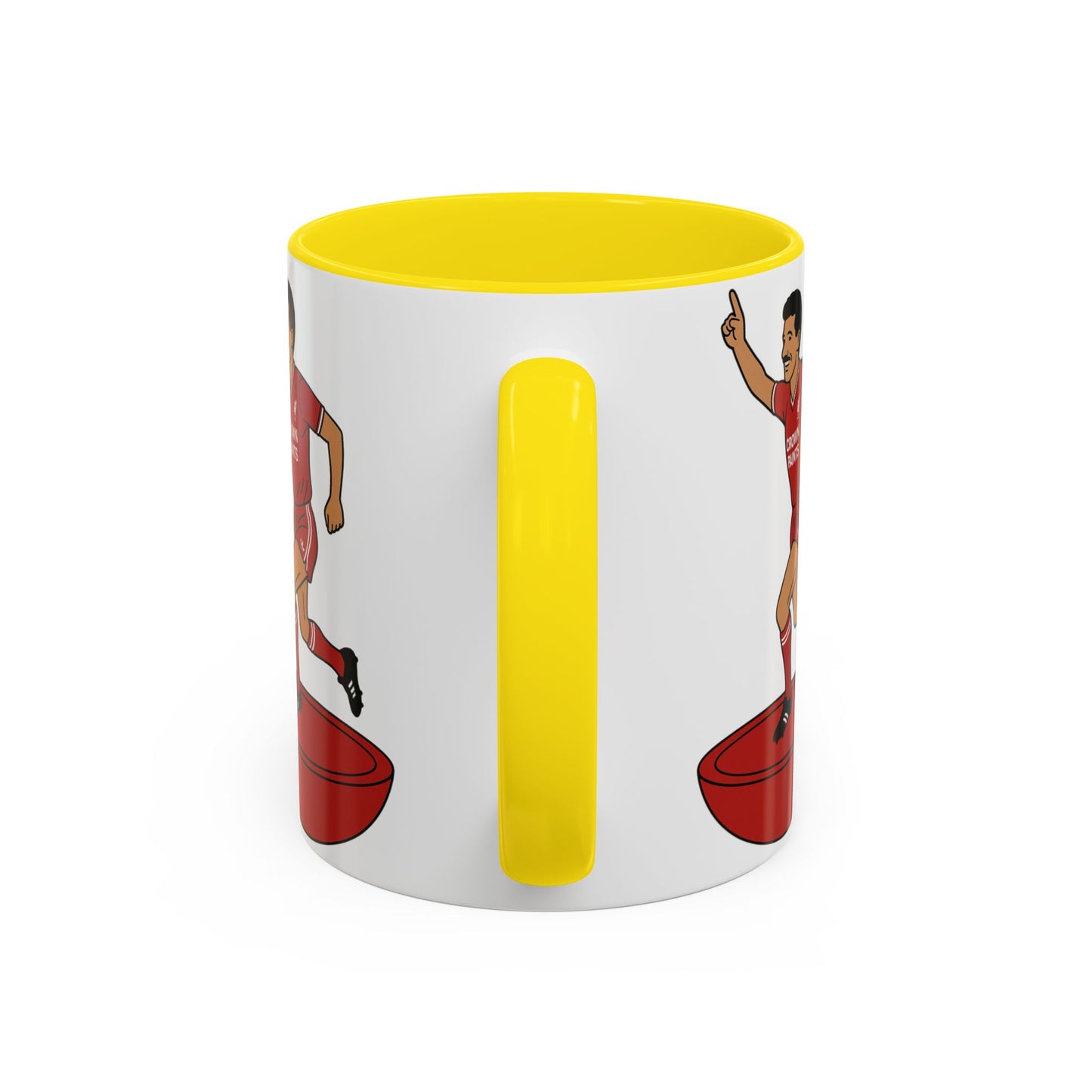 Ian Rush Cartoon Subbuteo Mug - Liverpool