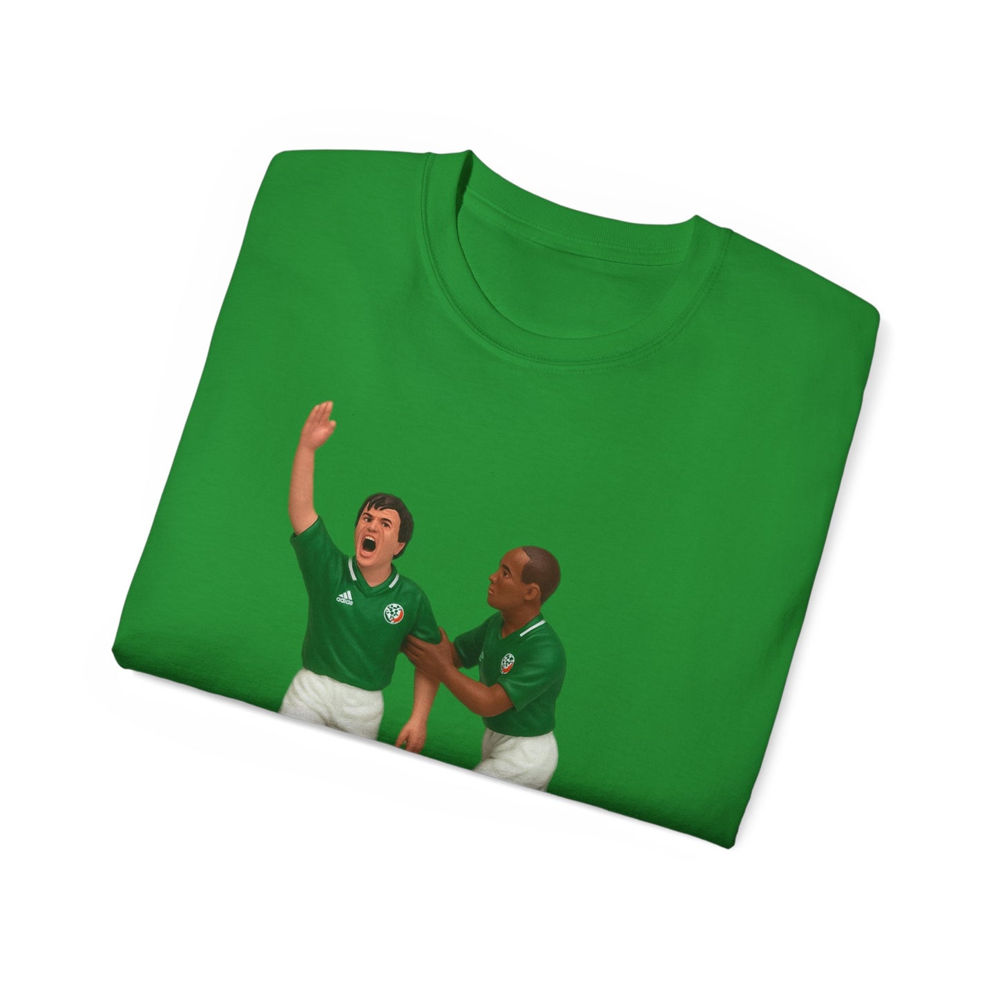 Ray Houghton And Terry Phelan Subbuteo T-Shirt - Ireland