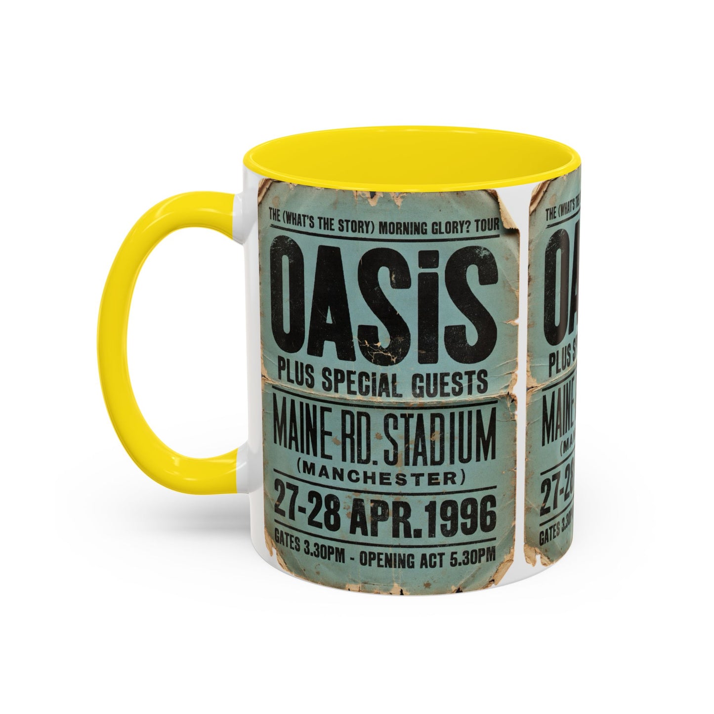 Oasis Maine Road 1996 Poster Coffee Mug (11, 15oz)
