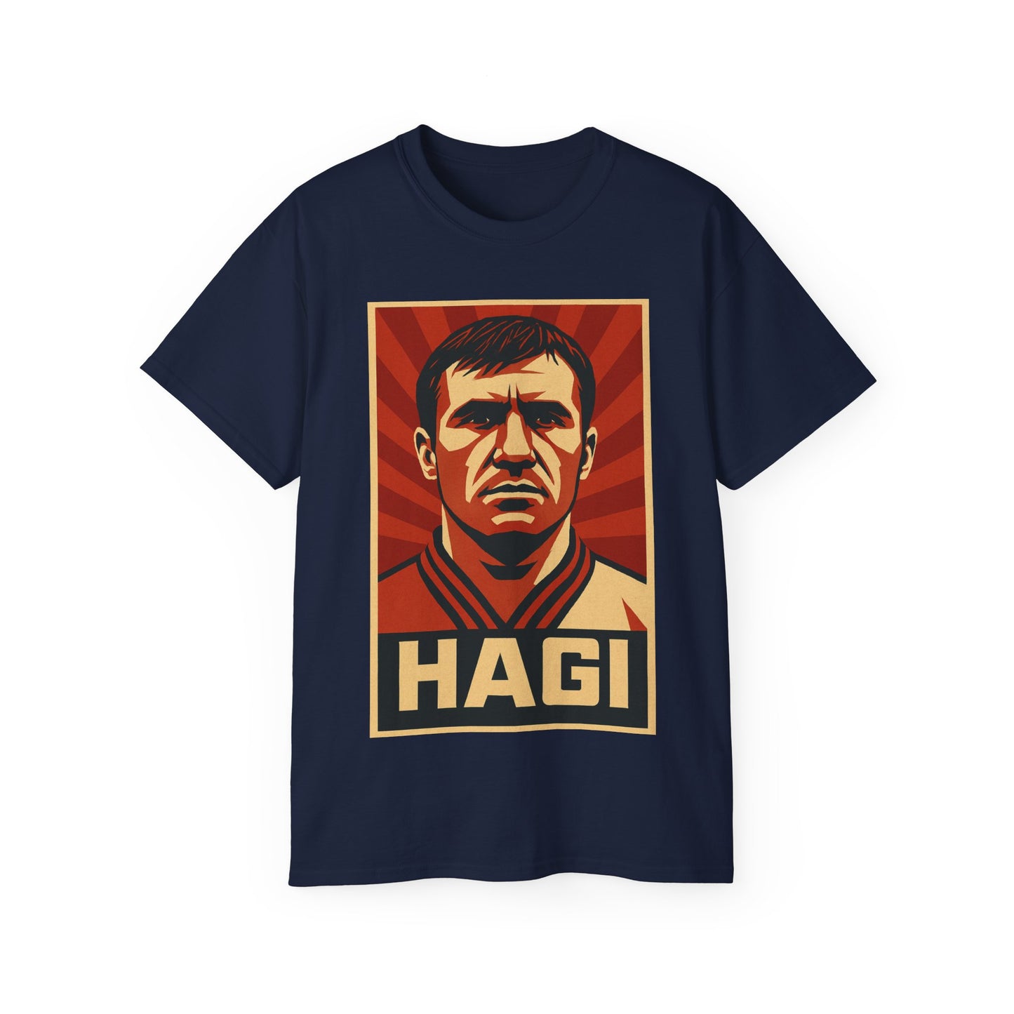 Gheorghe Hagi Propaganda Poster - Romania