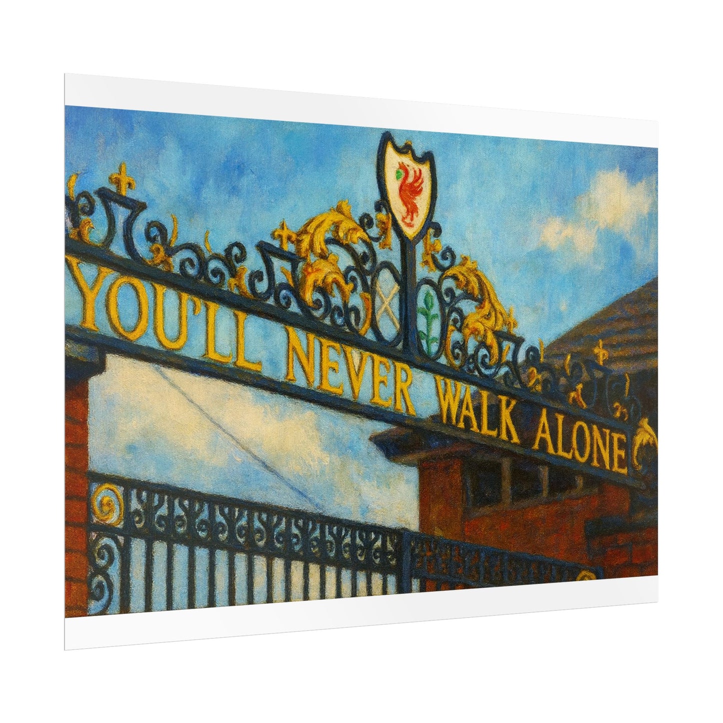 Liverpool FC Shankly Gates Art Poster