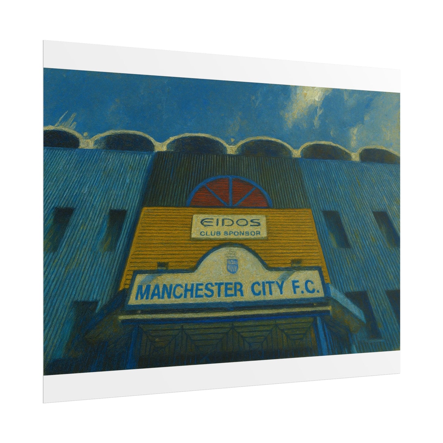 Manchester City F.C. Maine Road Rolled Poster