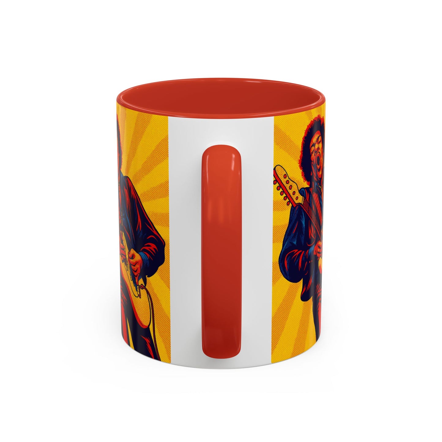 Jimi Hendrix Guitar Pop Art Mug