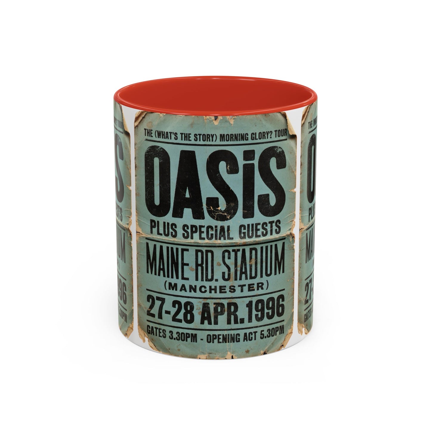 Oasis Maine Road 1996 Poster Coffee Mug (11, 15oz)