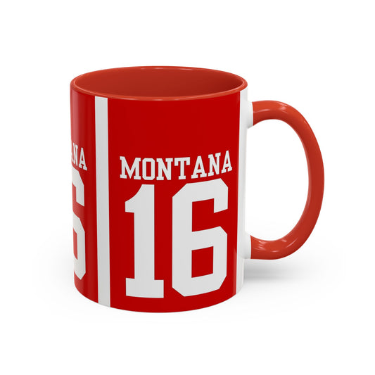 Joe Montana 16 Jersey Mug