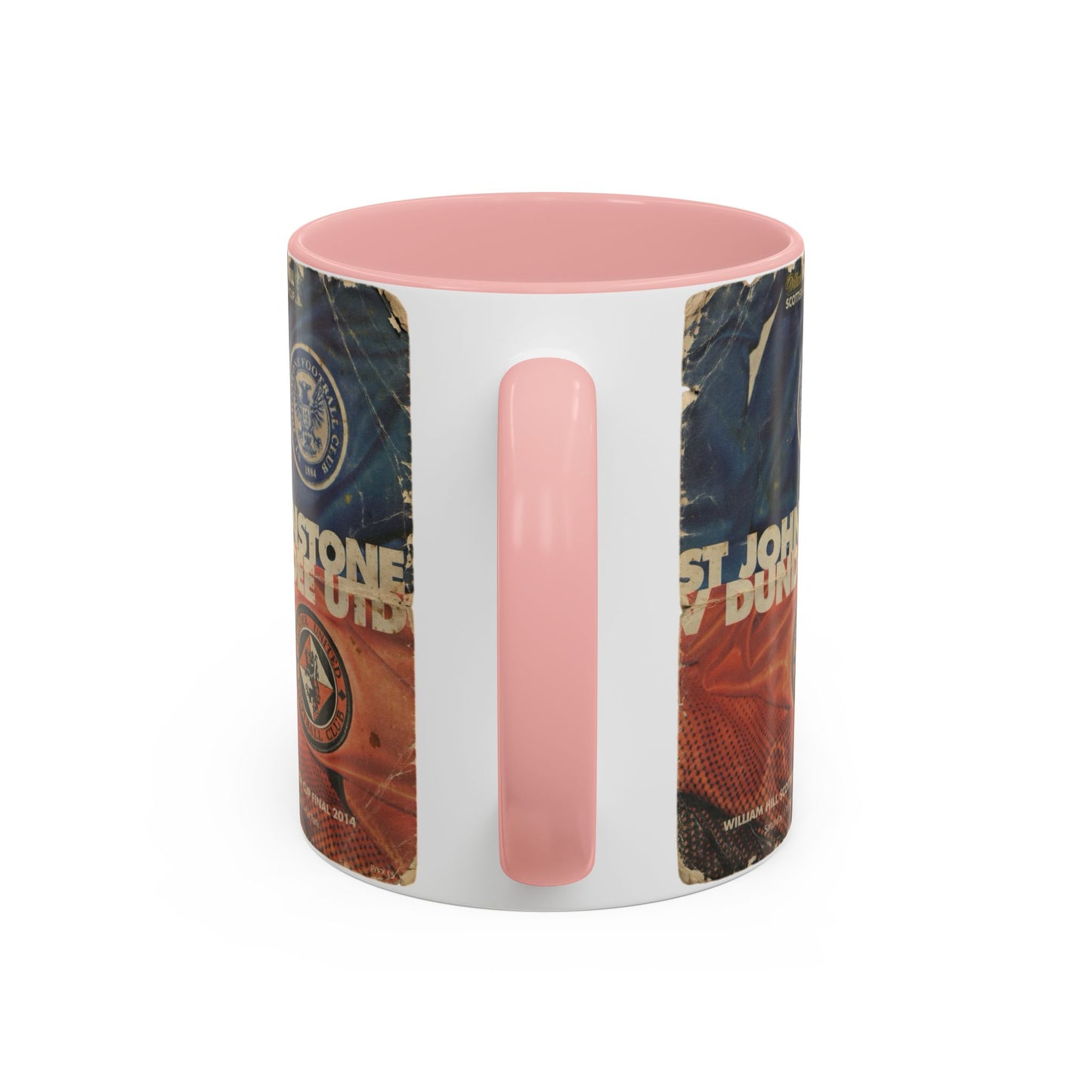 2014 Scottish Challenge Cup Final Dundee United St Johnstone Programme Poster Accent Coffee Mug (11, 15oz)