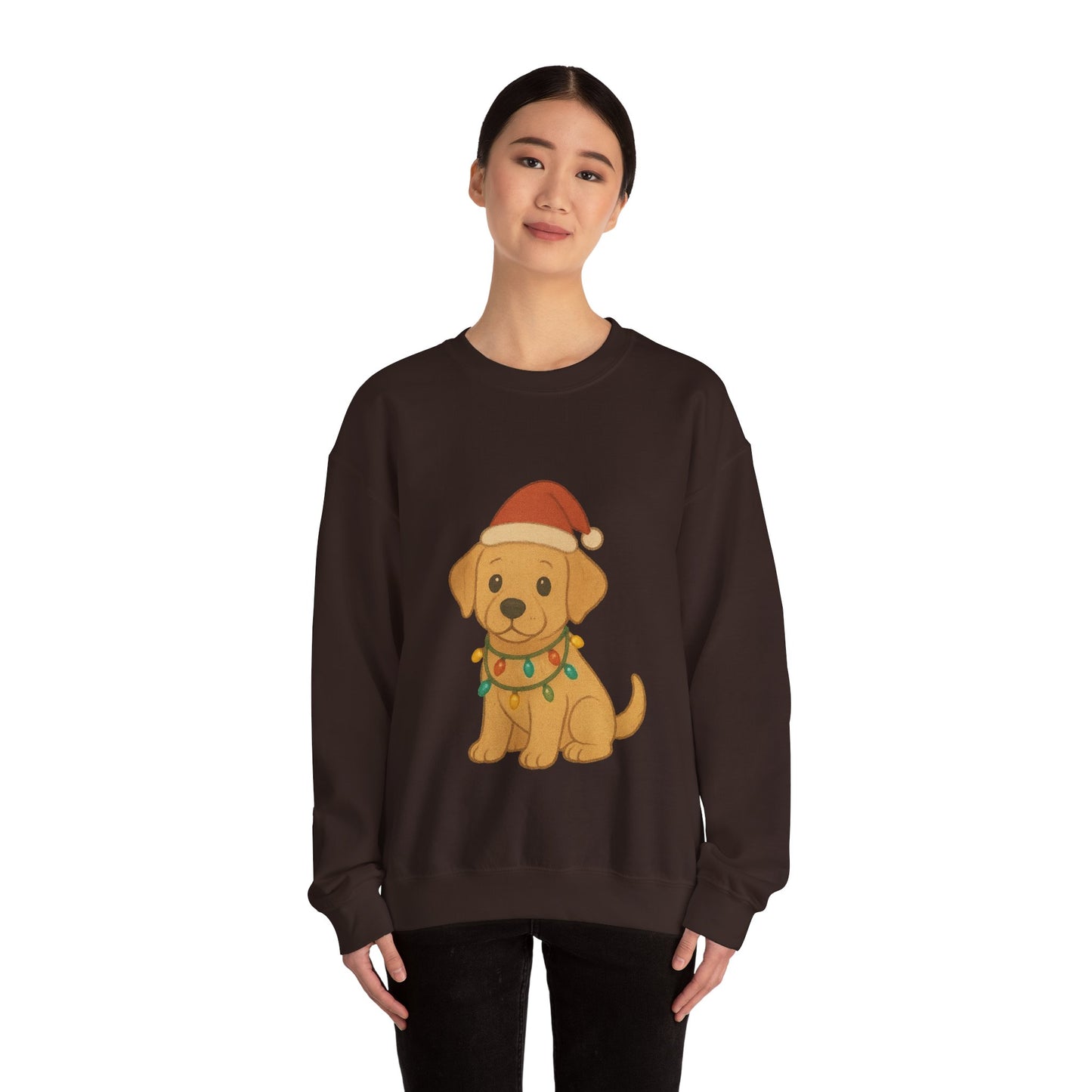 Cute Christmas Labrador Puppy Sweatshirt