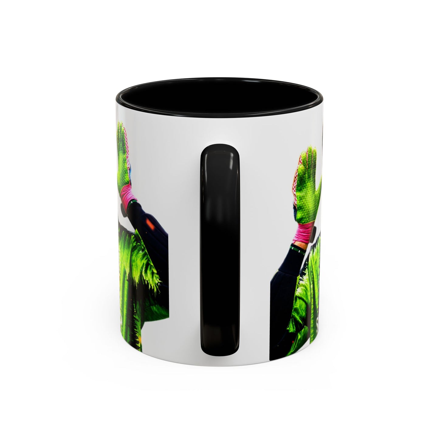 Les Sealey - Manchester United Accent Coffee Mug (11, 15oz)