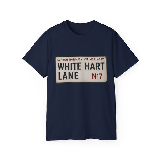 White Hart Lane Tottenham Hotspur Road Sign T-Shirt