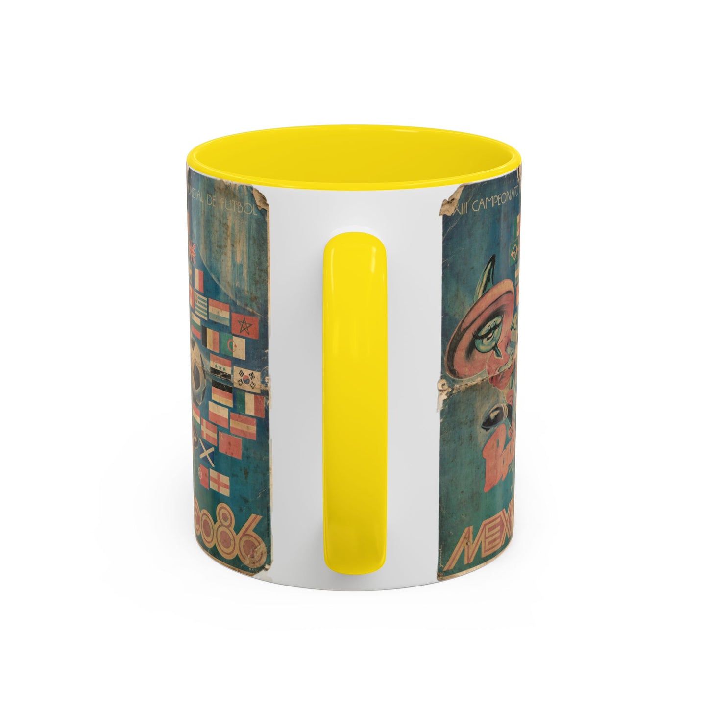 Mexico 86 Poster Pique Kick Coffee Mug (11, 15oz)