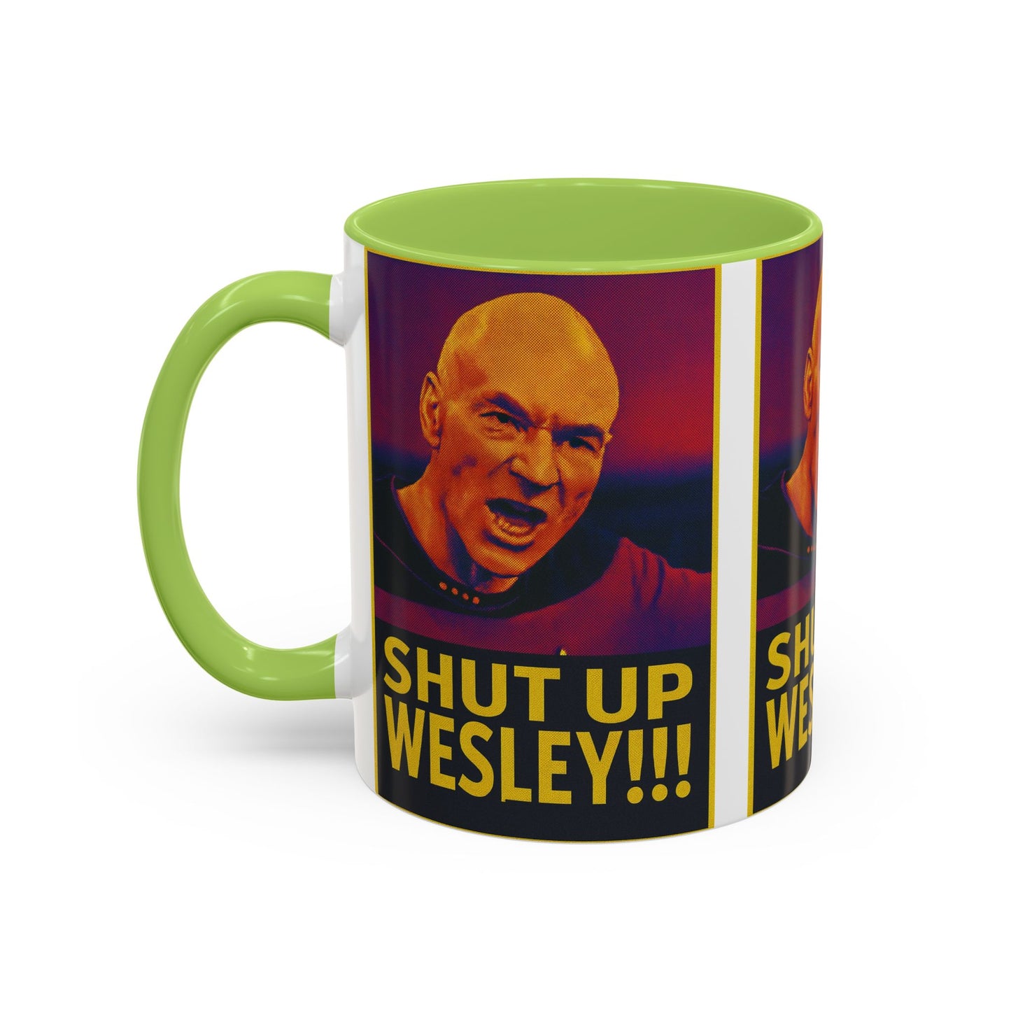 Captain Picard Shut Up Wesley! Mug