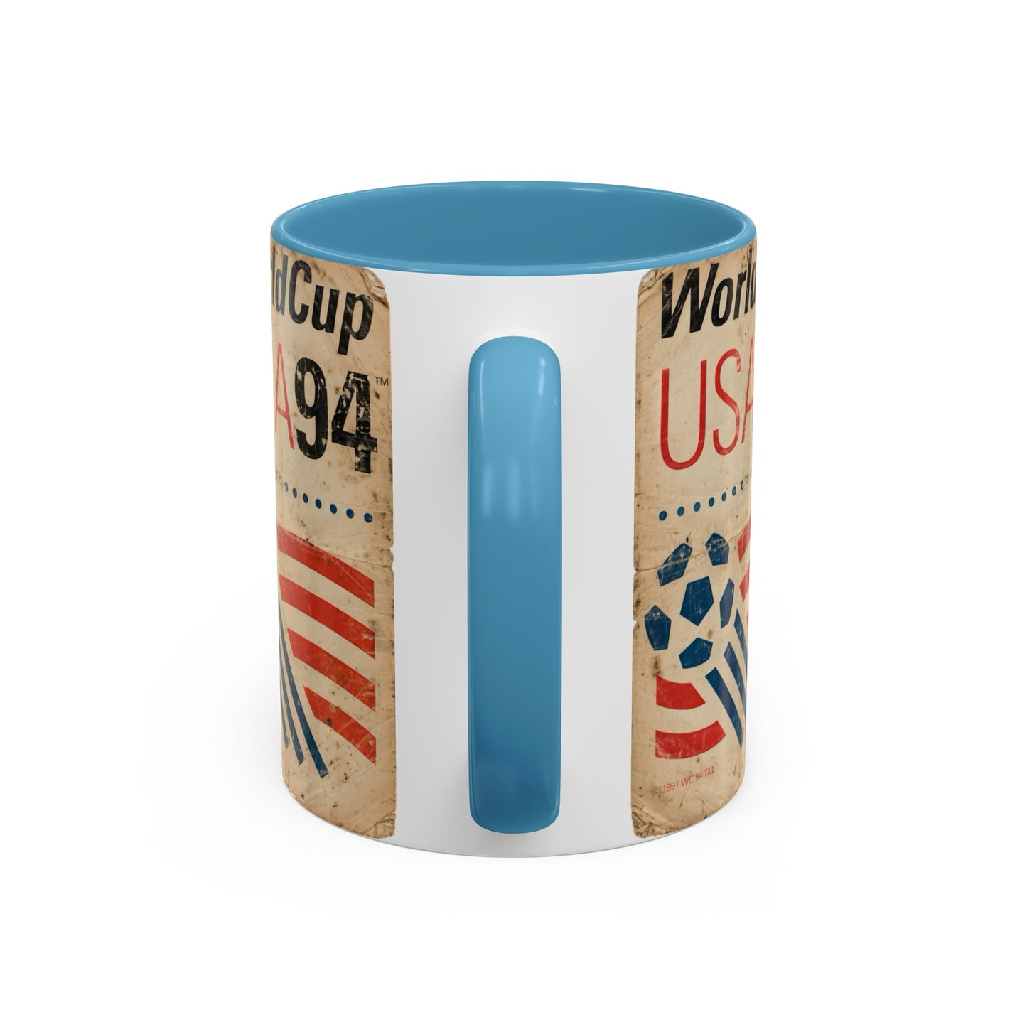 USA 94 World Cup Ball and Stripes Coffee Mug (11, 15oz)