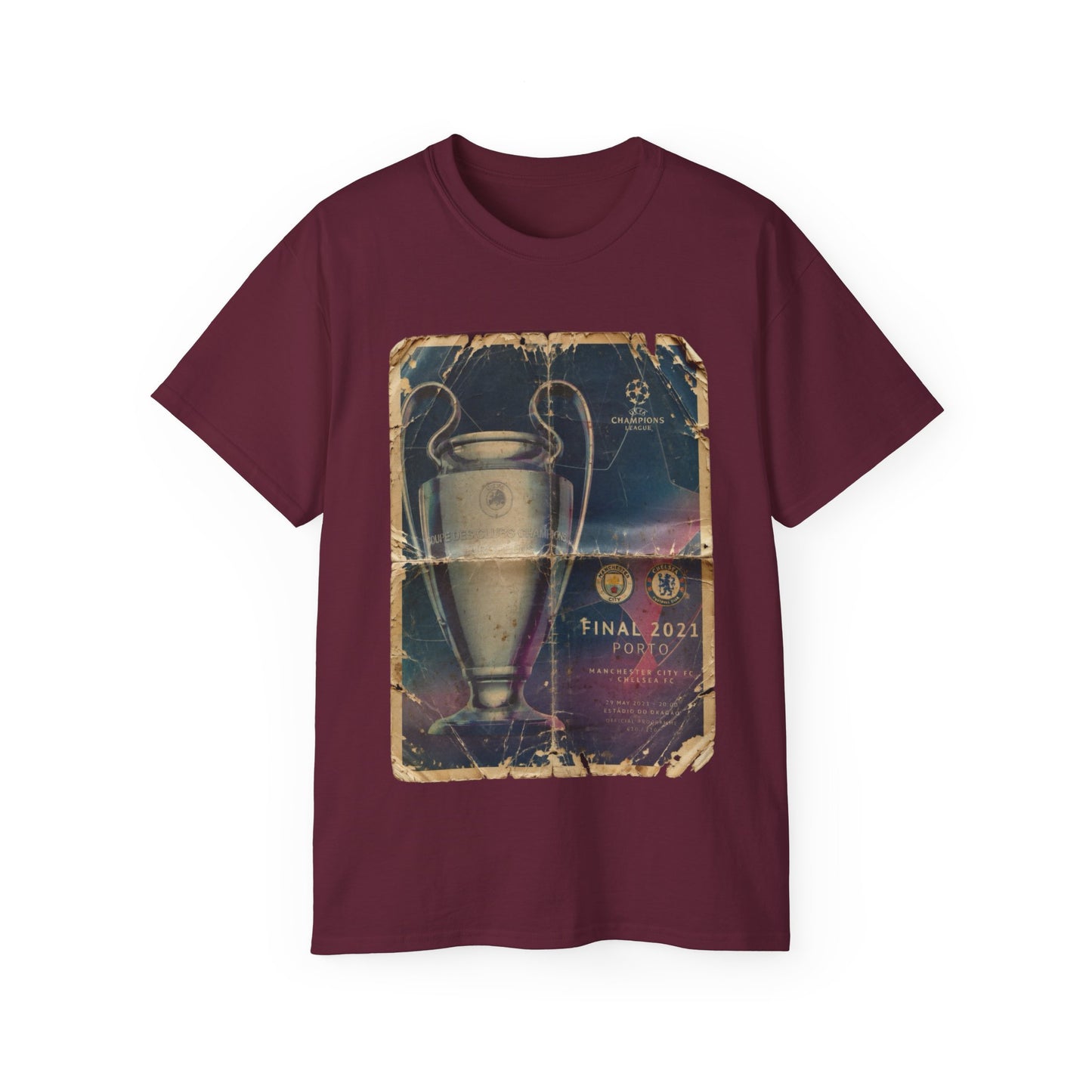 2021 UCL Final Chelsea Manchester City Poster Unisex Ultra Cotton Tee