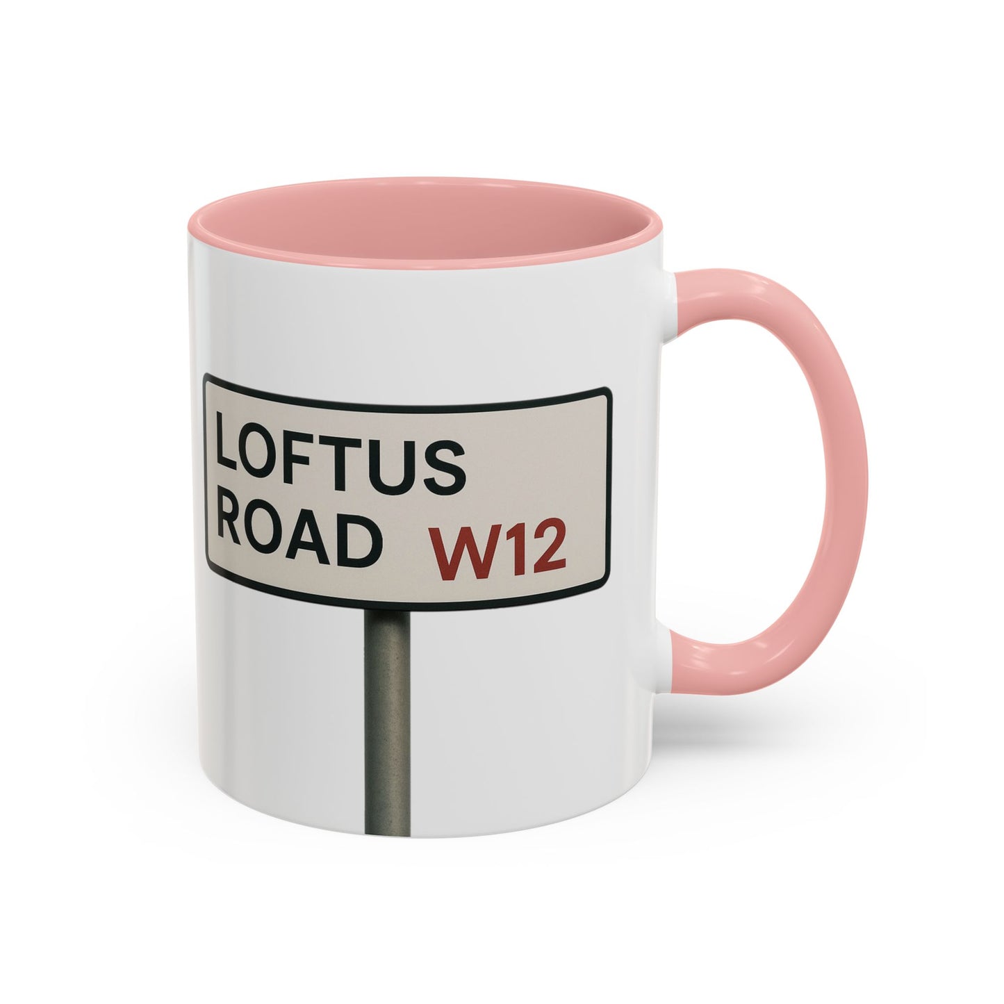 Loftus Road QPR Road Sign Mug