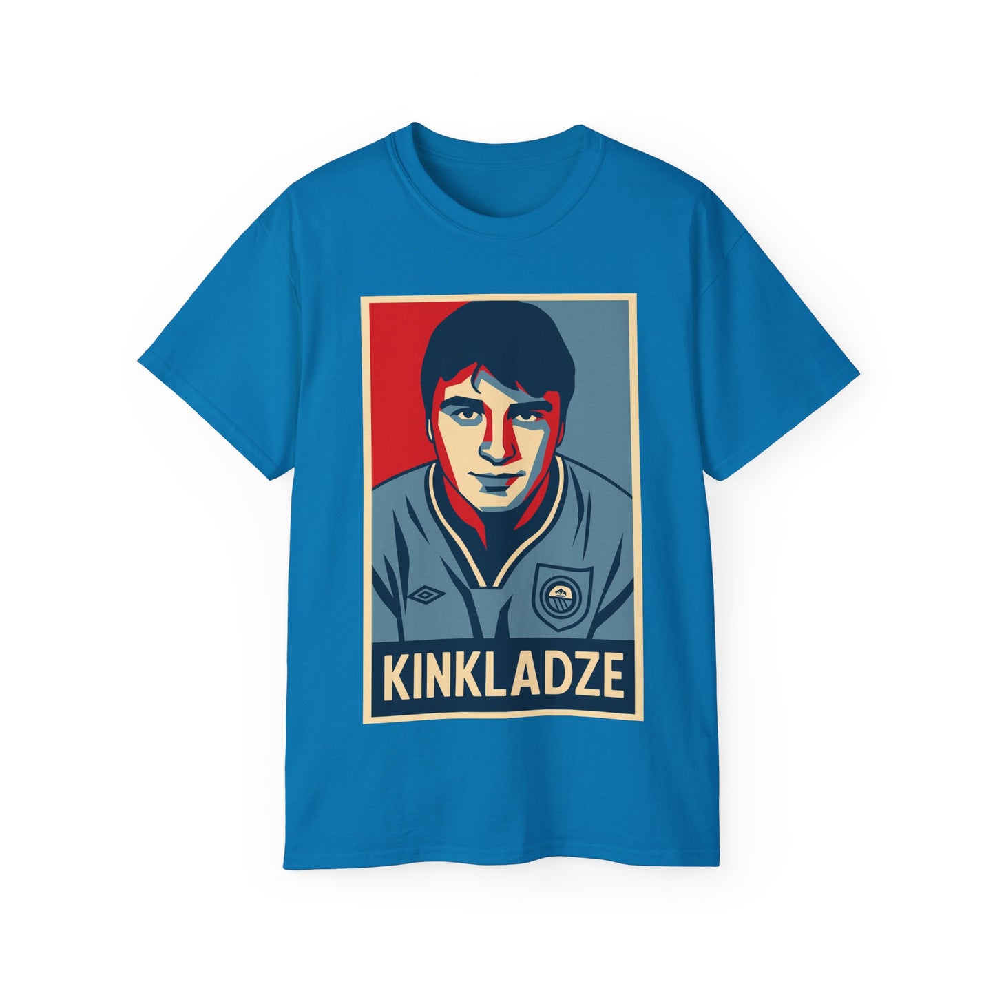 Georgi Kinkladze Hope Poster T-Shirt - Manchester City