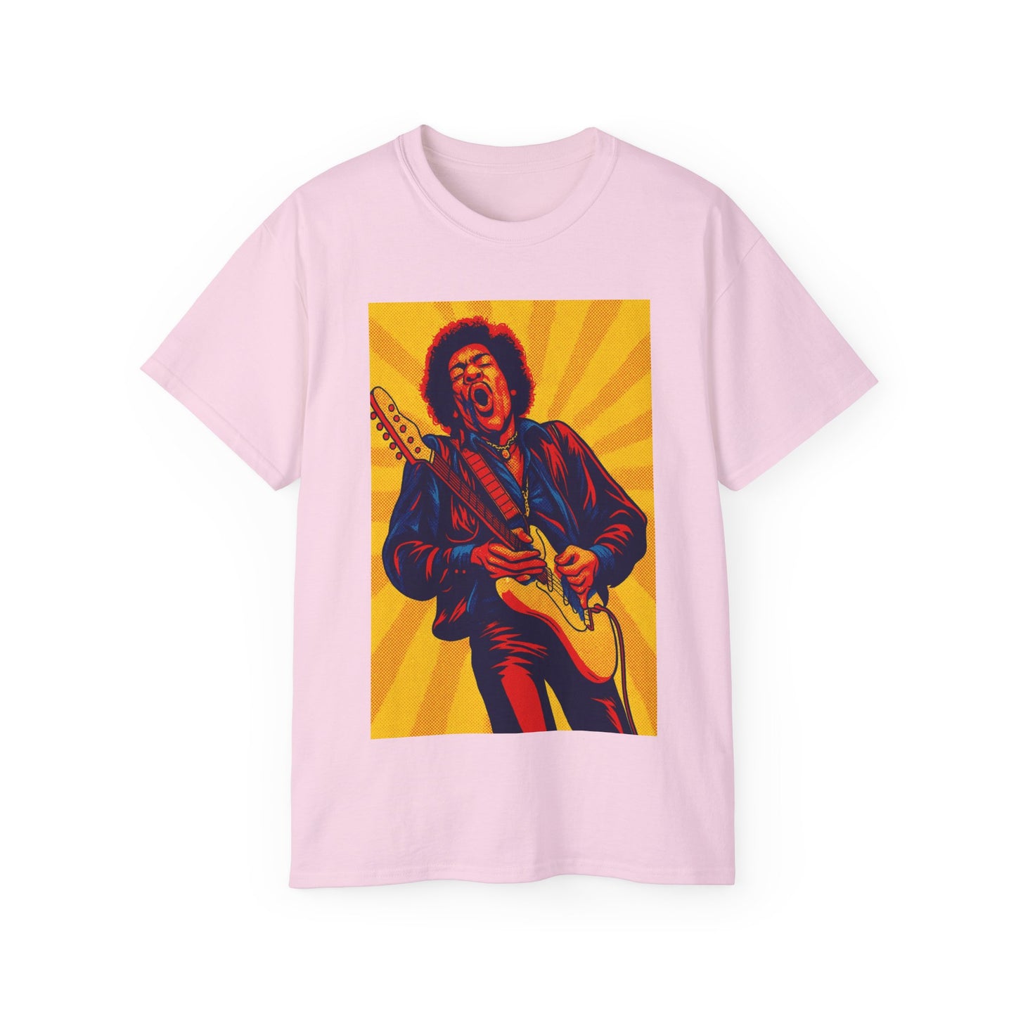 Jimi Hendrix Pop Art Guitar T-Shirt