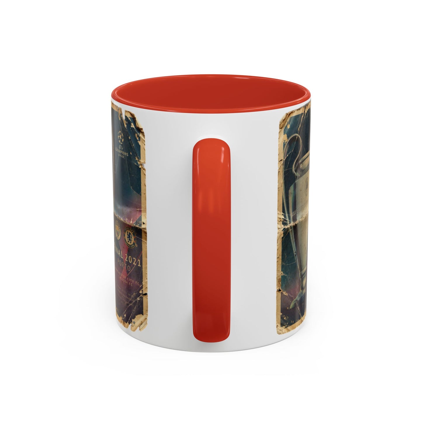 2021 UCL Final Chelsea Manchester City Poster Accent Coffee Mug (11, 15oz)