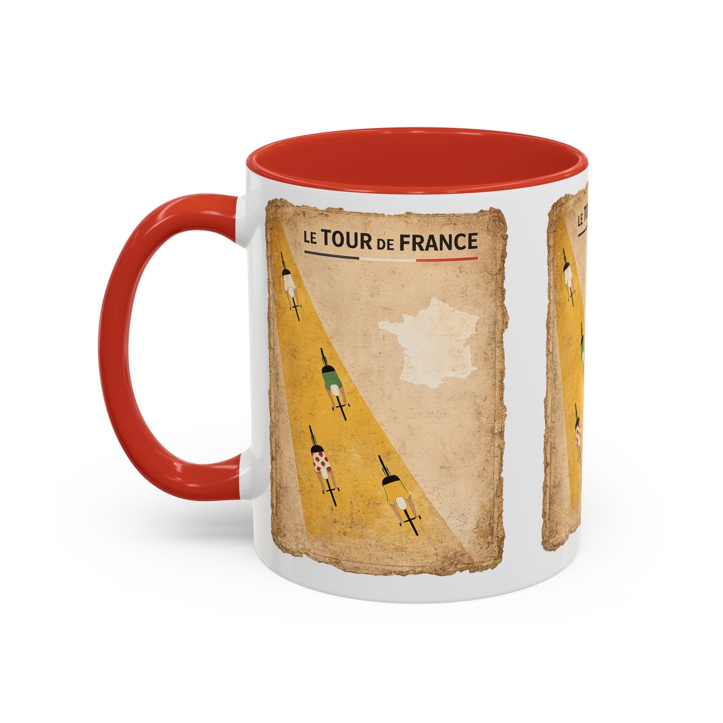 Tour de France Road Accent Coffee Mug (11, 15oz)