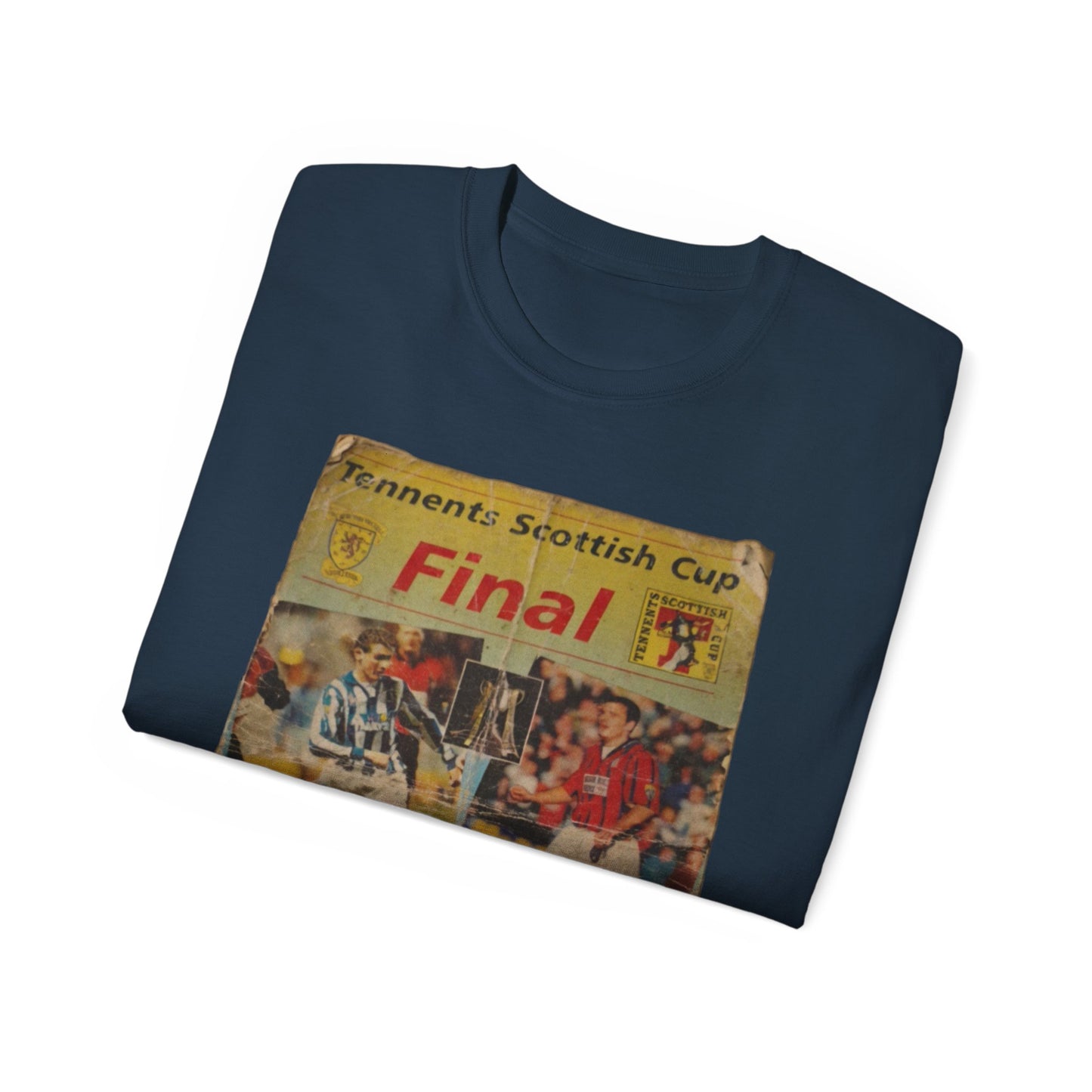 1997 Scottish Challenge Cup Final Programme Poster Unisex Ultra Cotton Tee