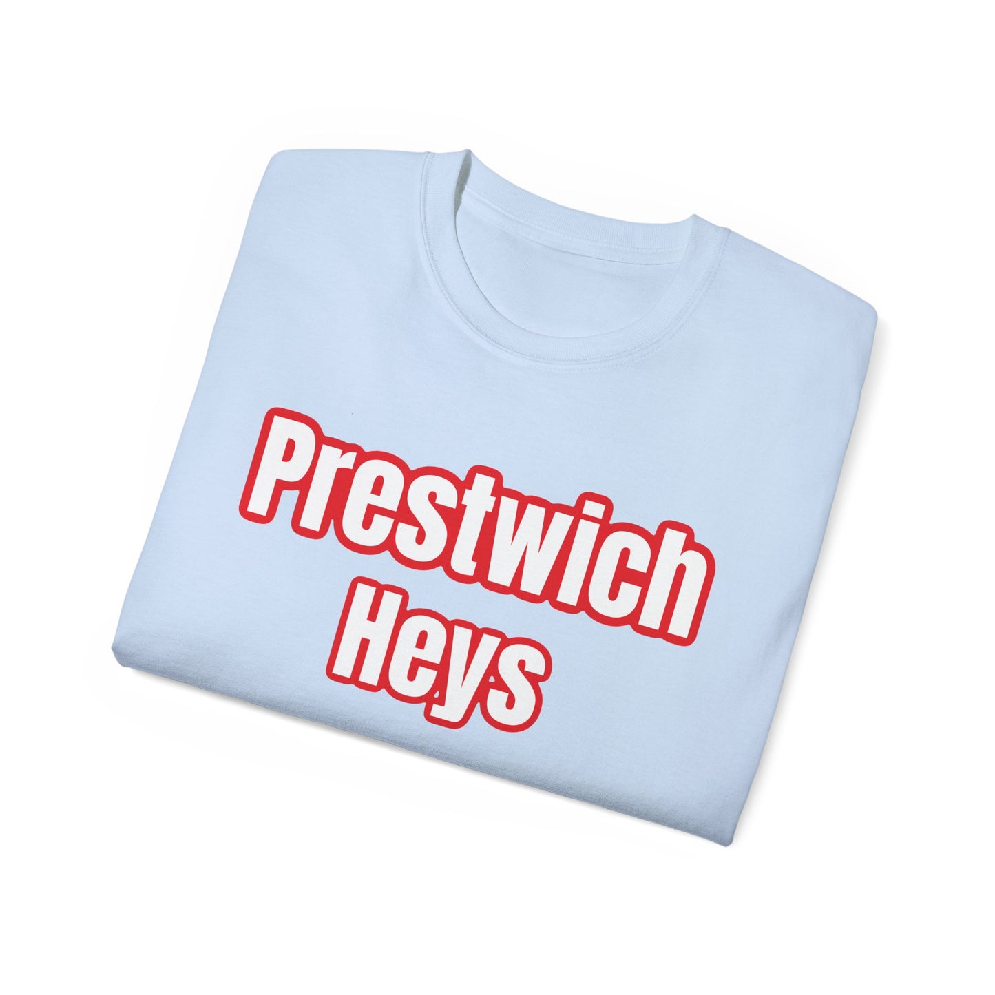 Prestwich Heys Est. 1938 Red on Black