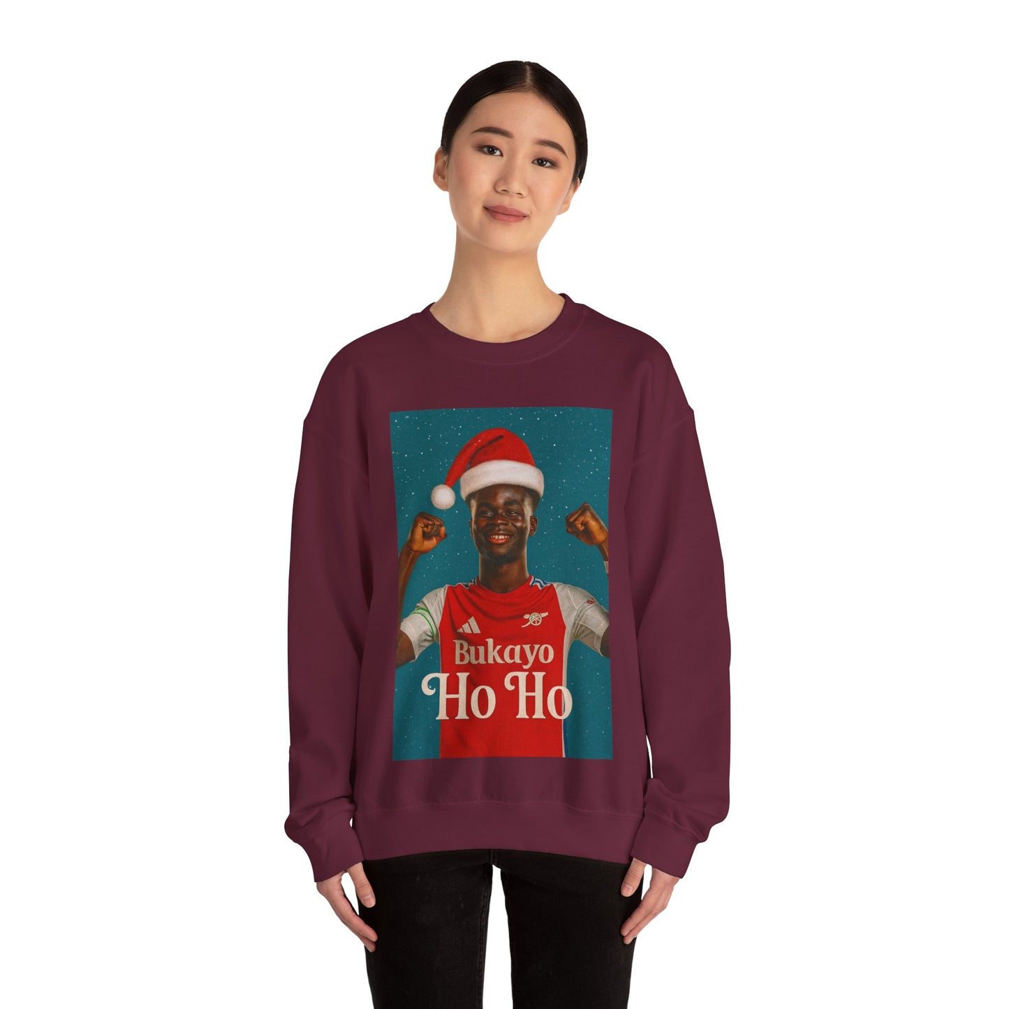 Bukayo Saka Arsenal Christmas Jumper