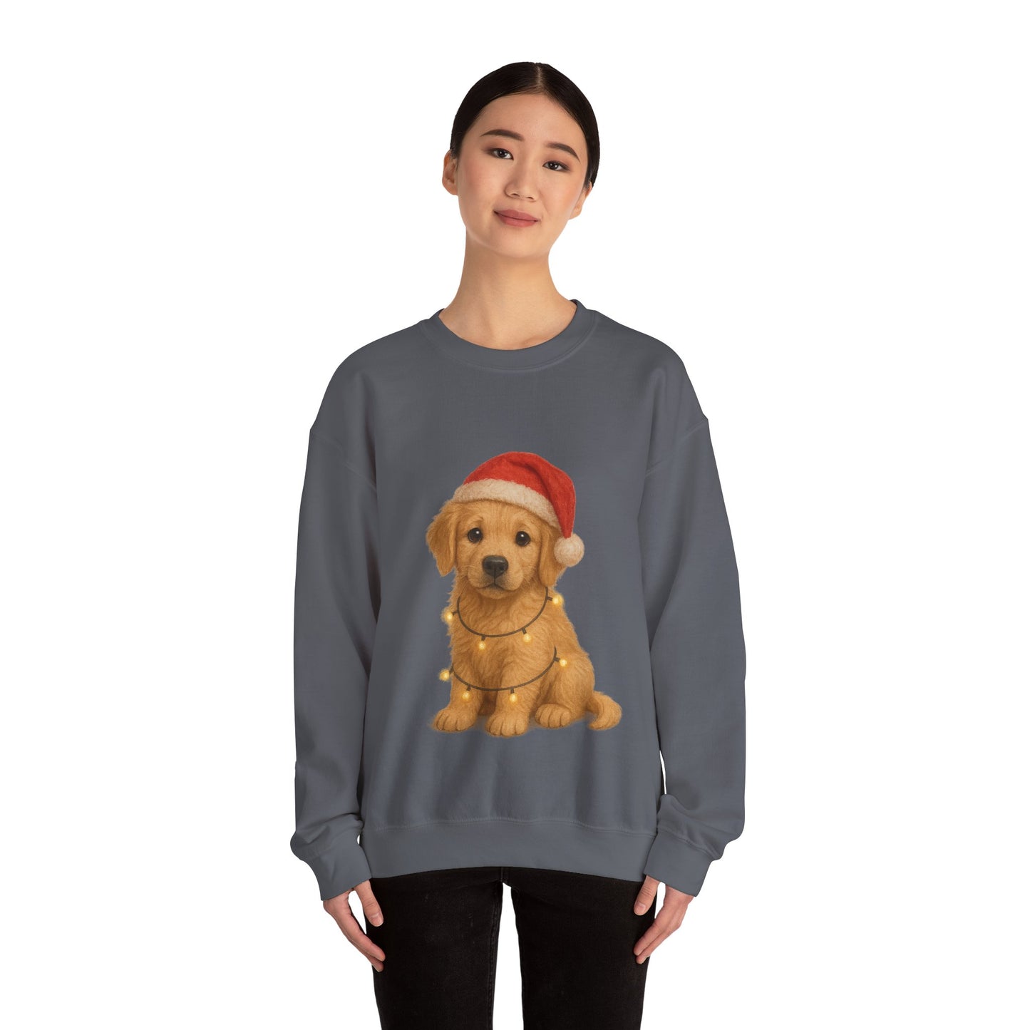 Golden Retriever Puppy Christmas Jumper