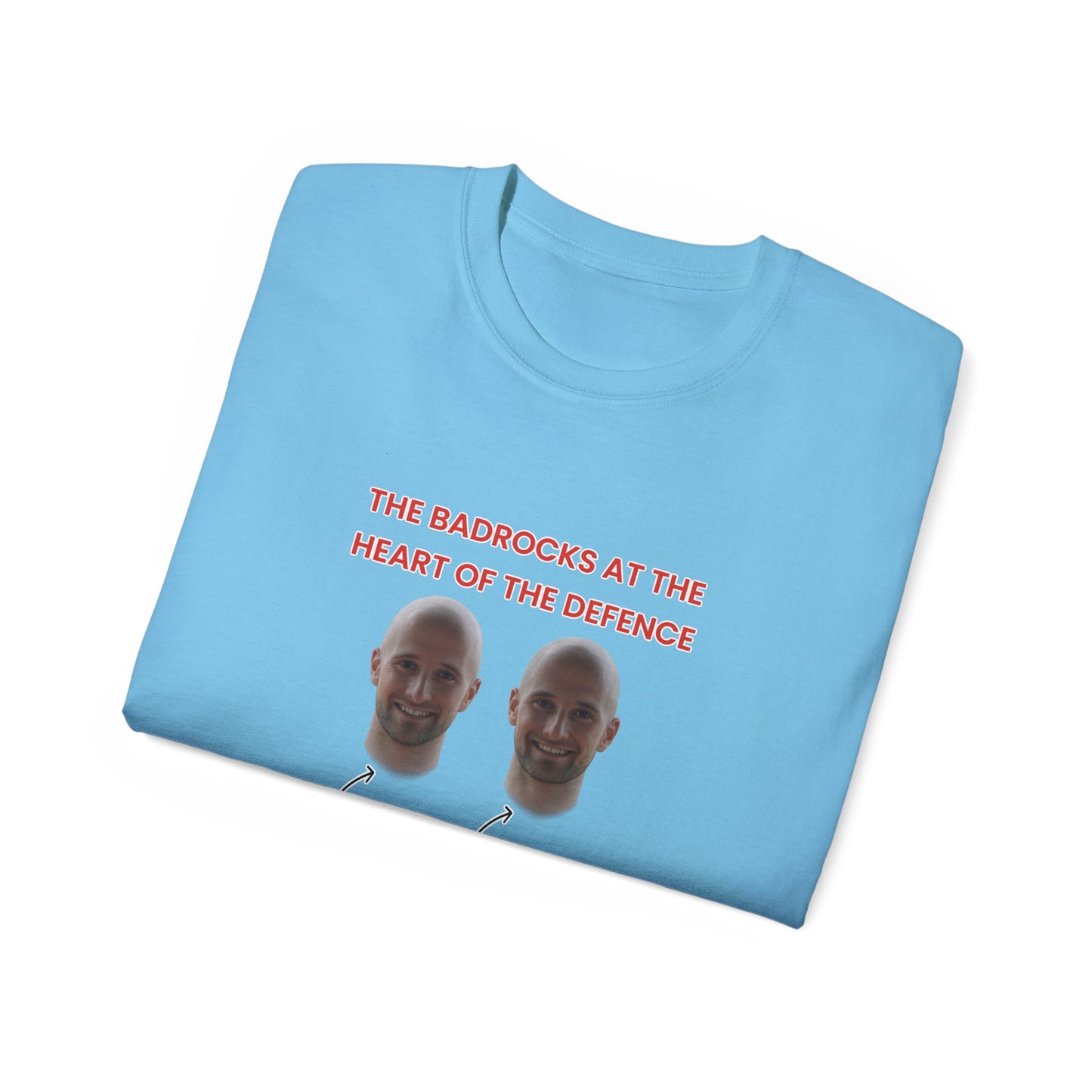 The Badrocks at the heart of the defence - James and David Badrock Prestwich Heys Unisex Ultra Cotton Tee