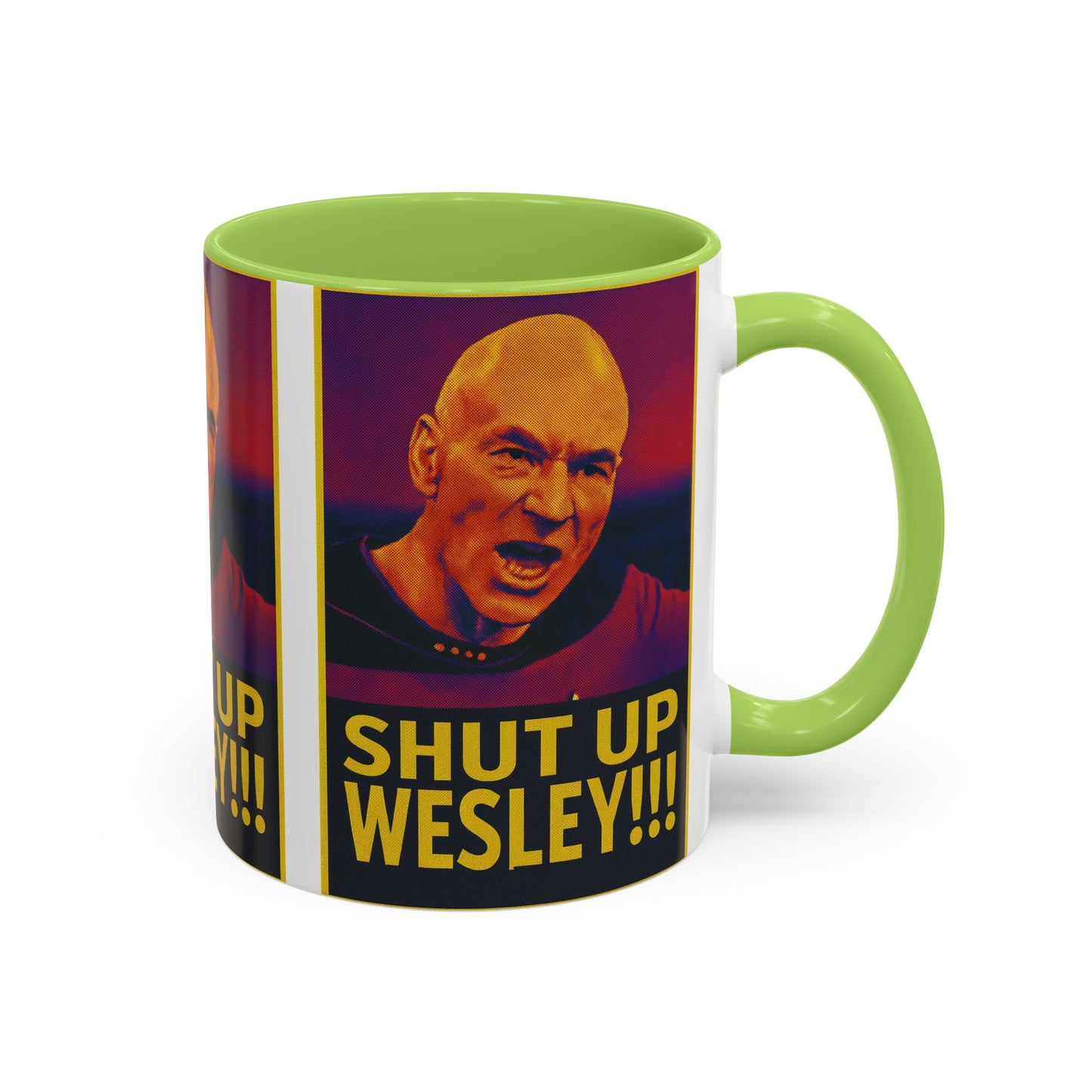 Captain Picard Shut Up Wesley! Mug