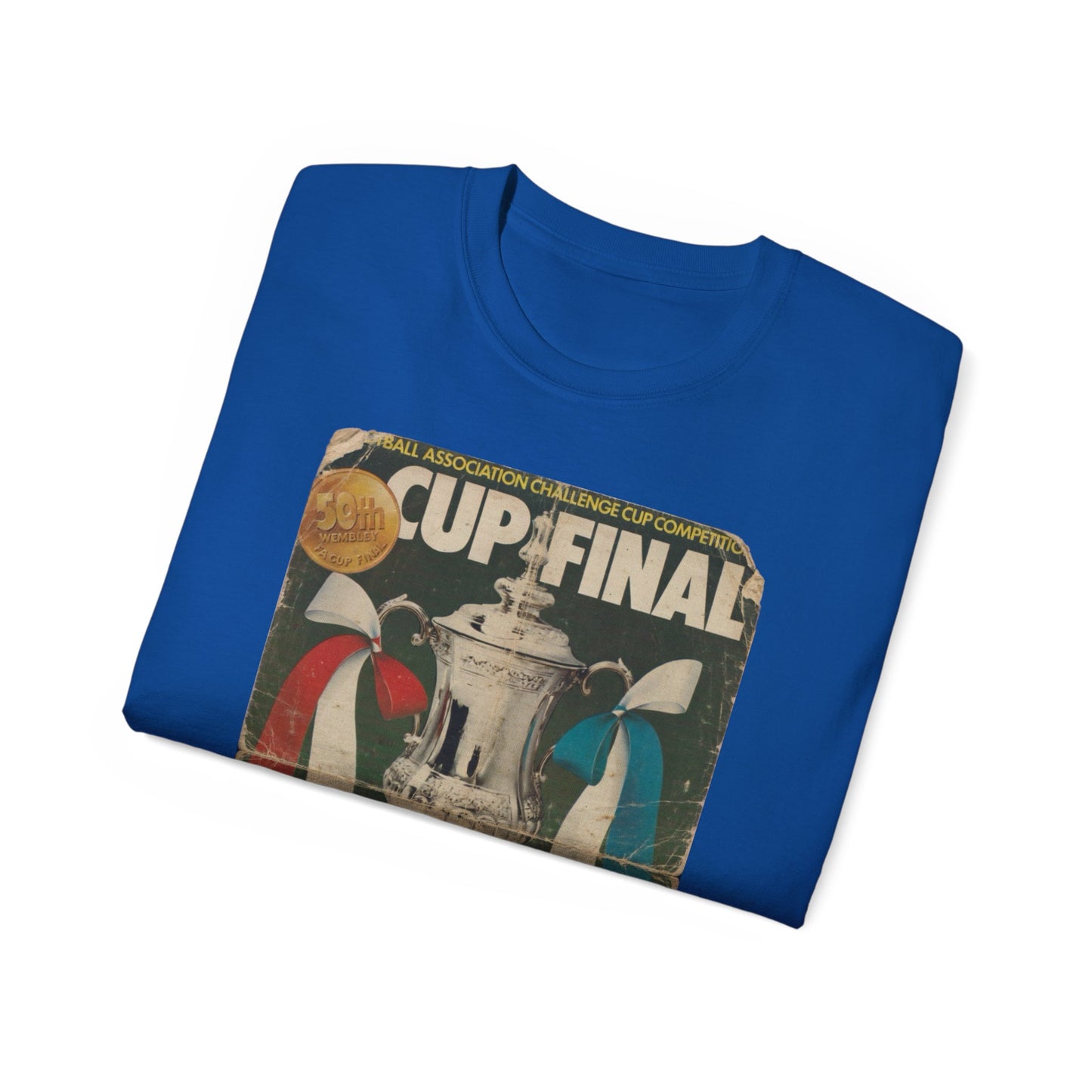 1978 FA Cup Final Programme Ipswich Town Arsenal Poster Unisex Ultra Cotton Tee