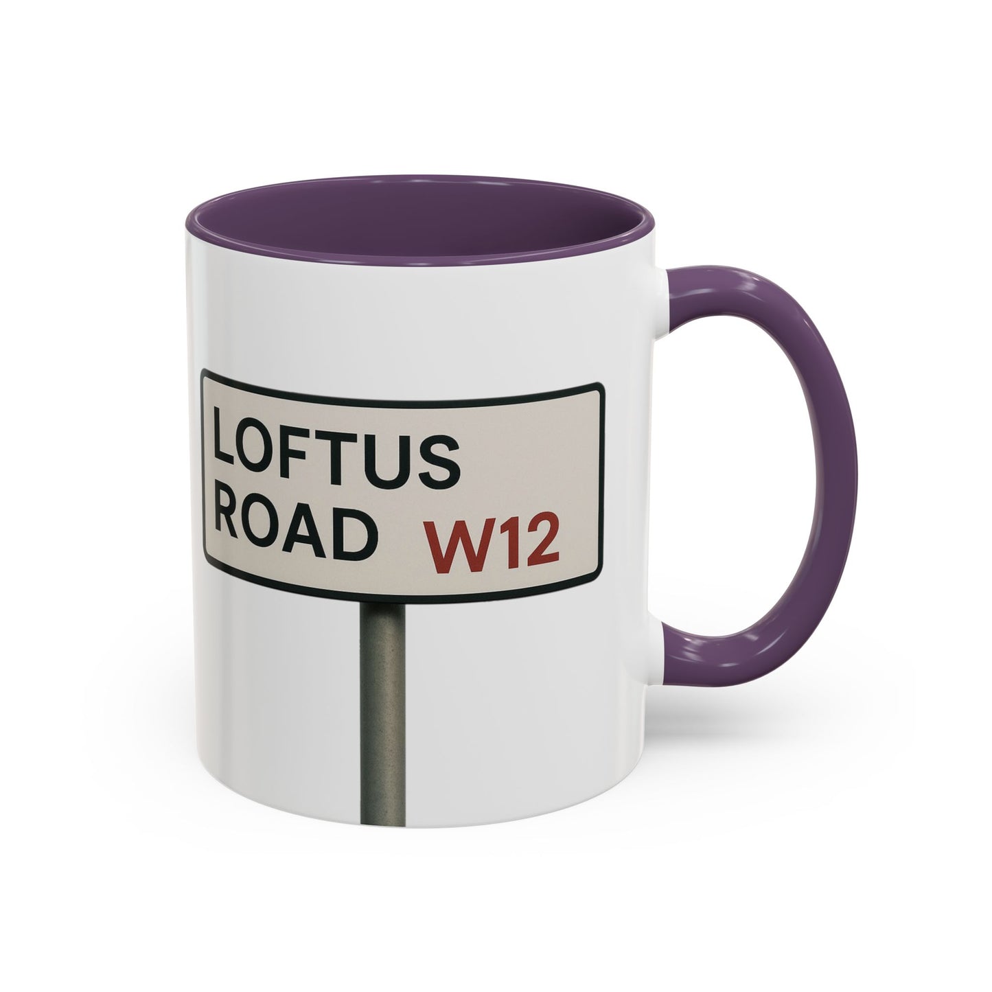 Loftus Road QPR Road Sign Mug