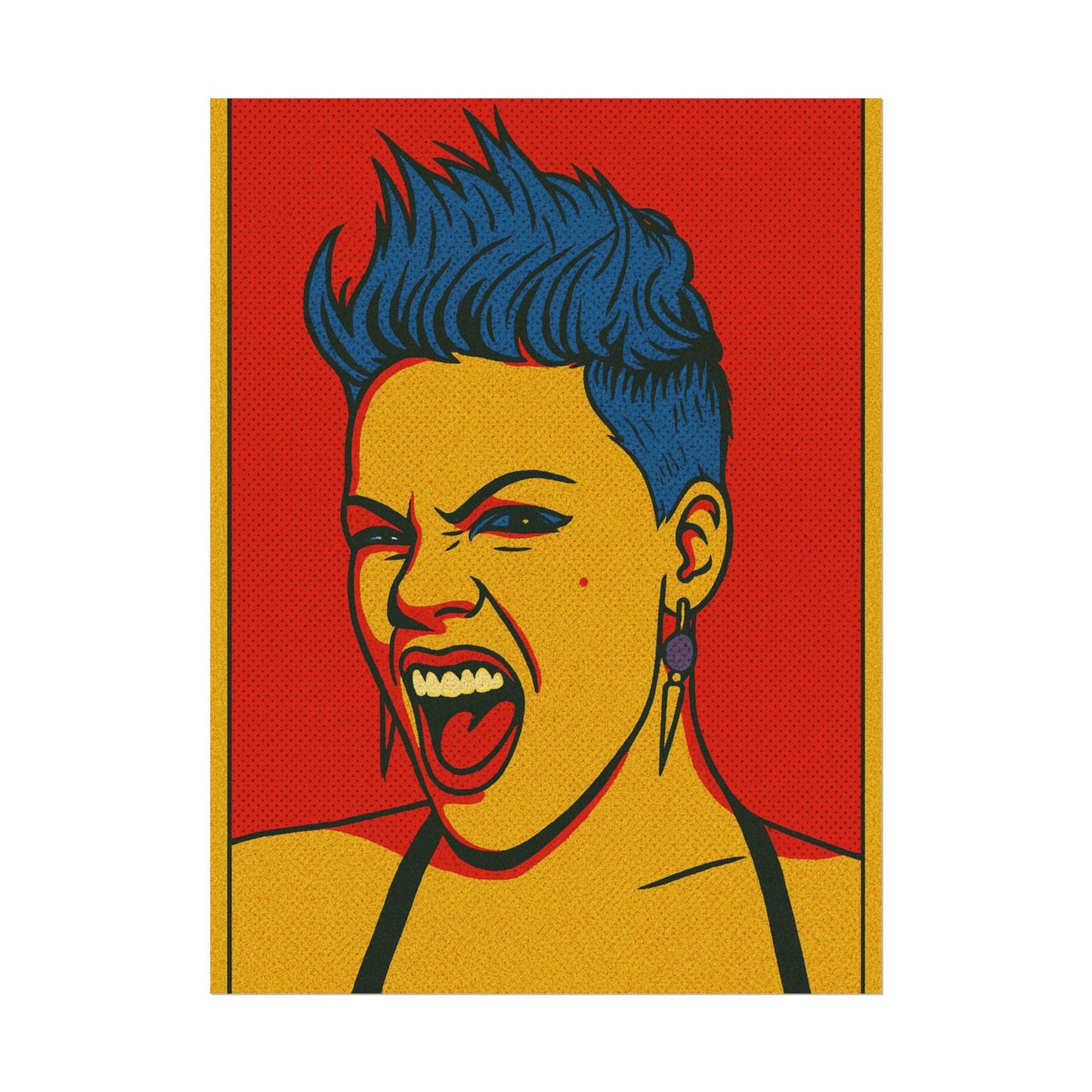 Pink Pop Art Poster