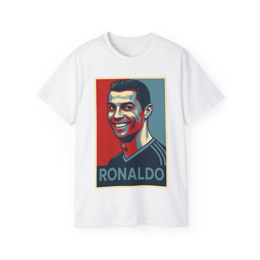 Cristiano Ronaldo Hope Poster T-Shirt - Manchester United Real Madrid