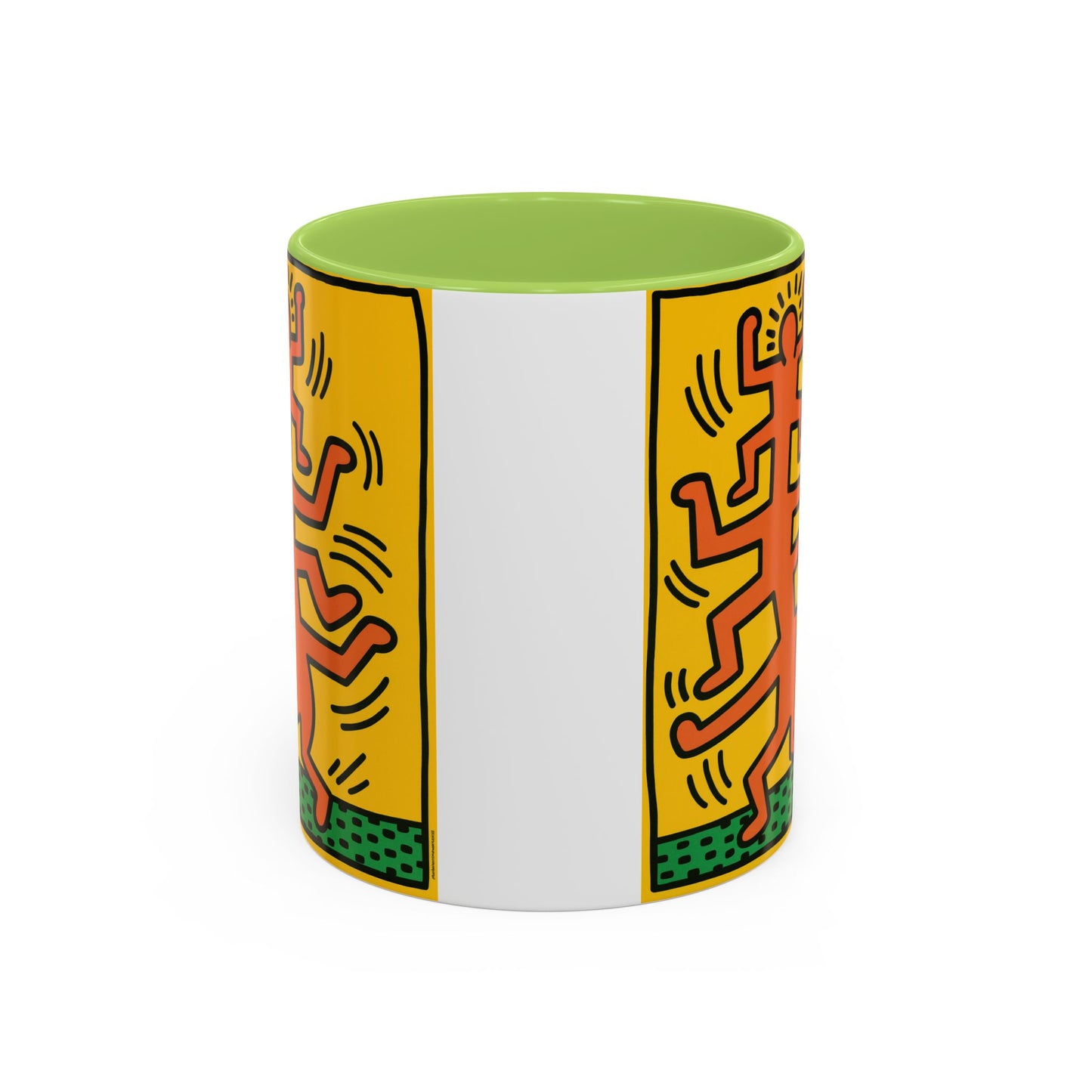 Keith Haring Plate No. 1 (from the Growing suite) Orange Mug