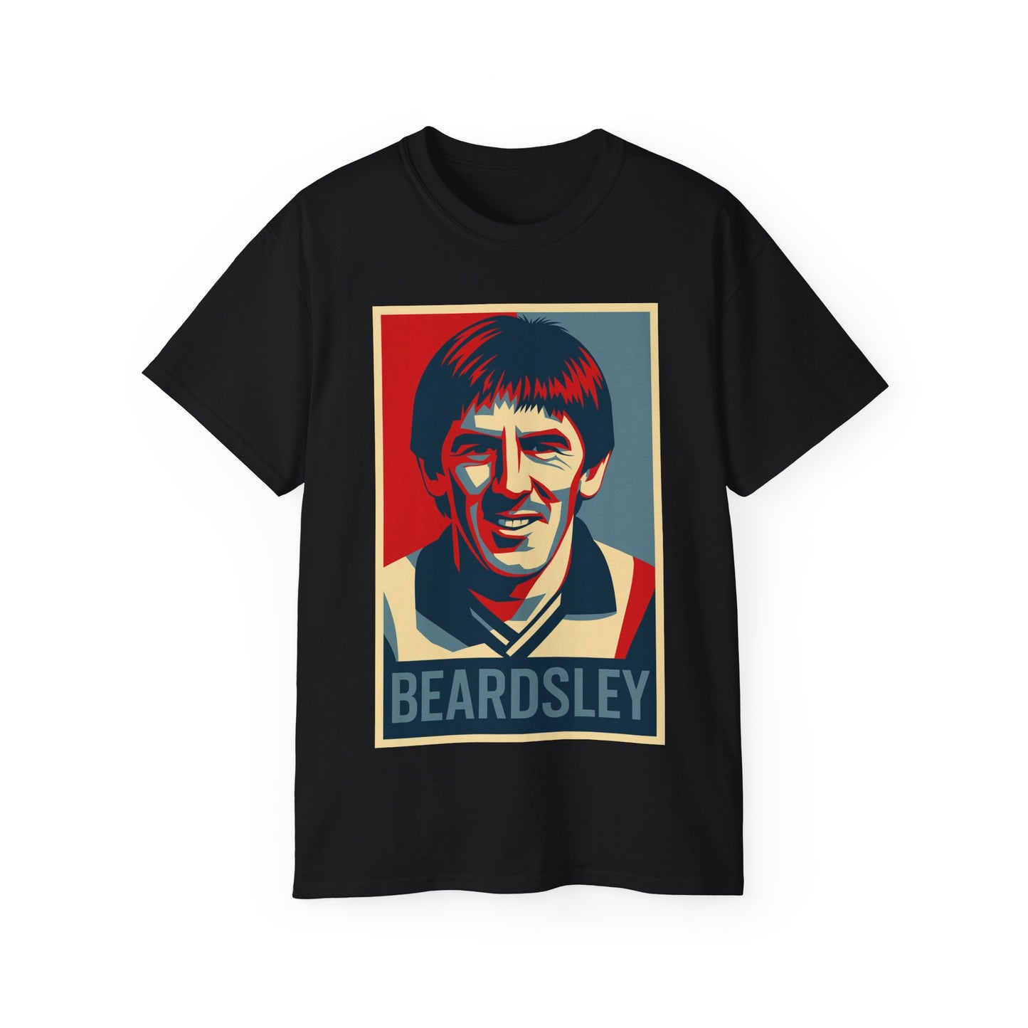 Peter Beardsley Hope Poster T-Shirt - Newcastle United