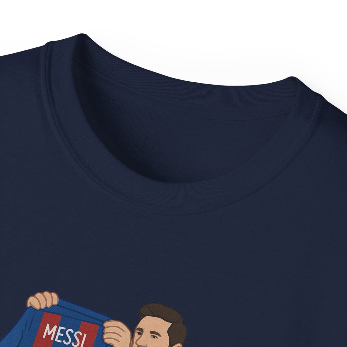 Lionel Messi Cartoon Subbuteo T-Shirt - Barcelona