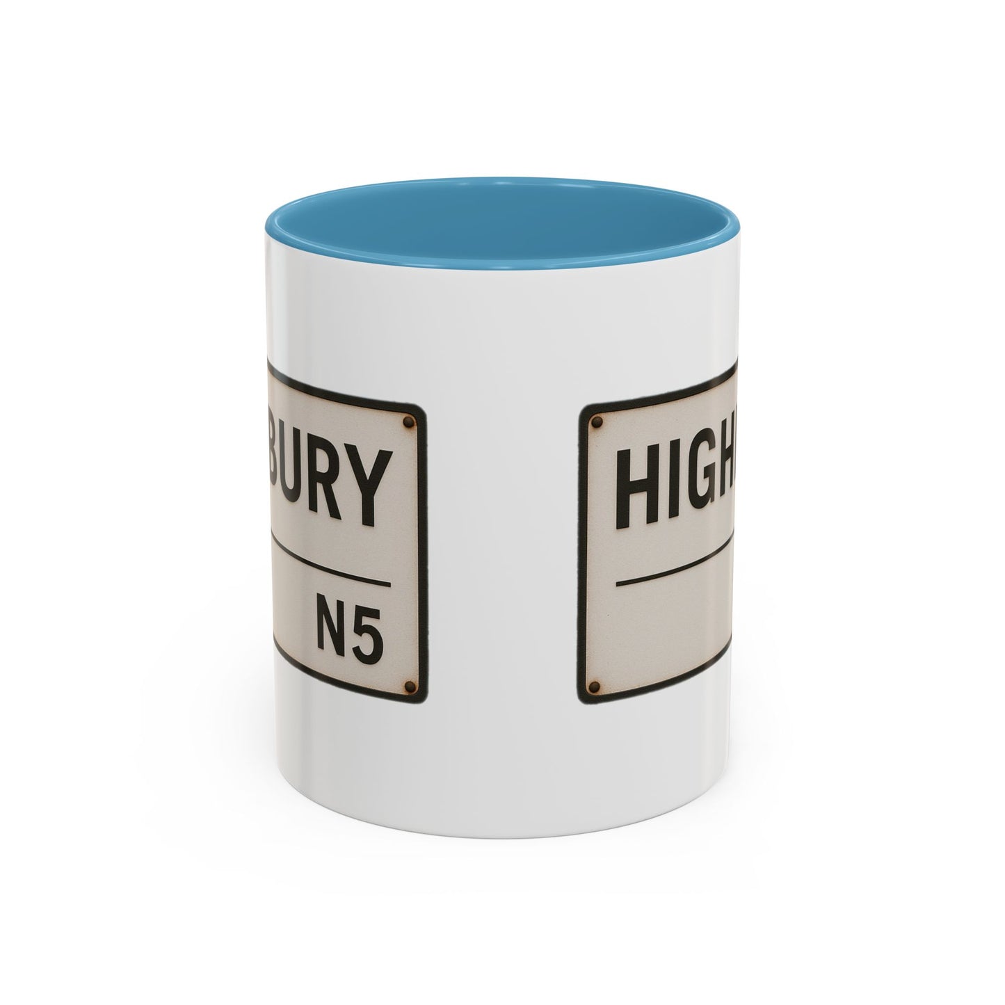 Highbury Arsenal Road Sign Mug