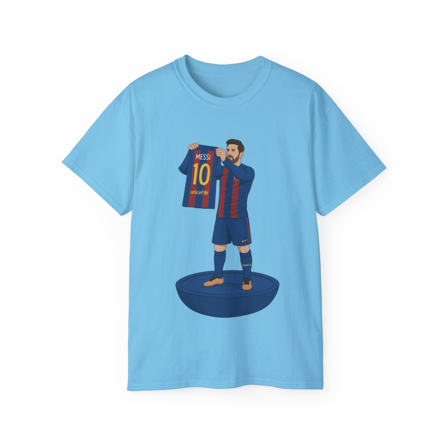 Lionel Messi Cartoon Subbuteo T-Shirt - Barcelona