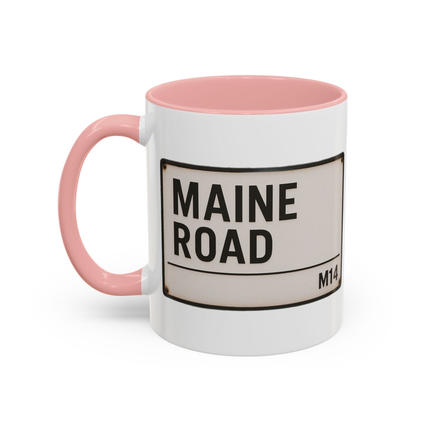 Maine Road Manchester City Road Sign Mug