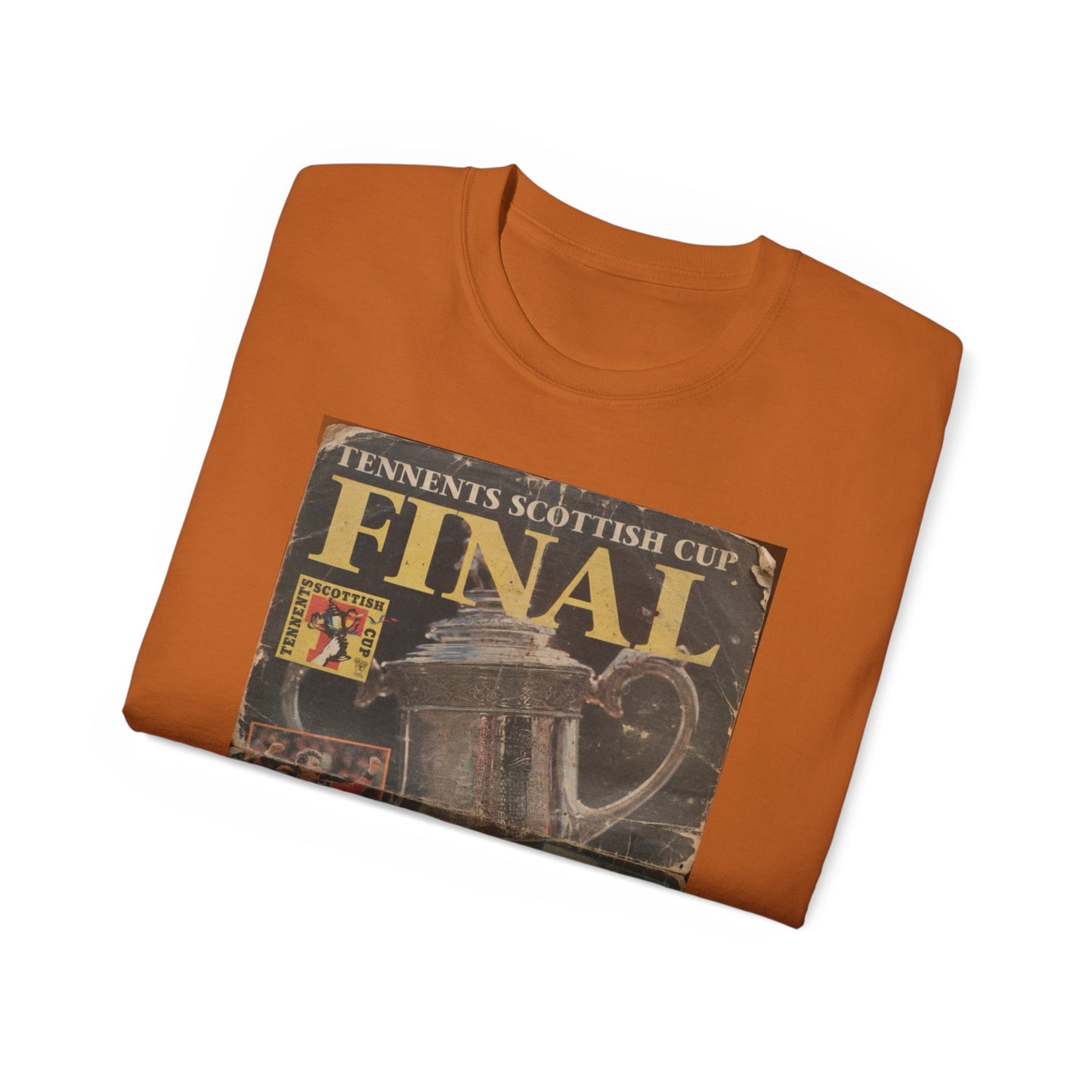 1994 Scottish Challenge Cup Final Dundee United Rangers Programme Poster Unisex Ultra Cotton Tee