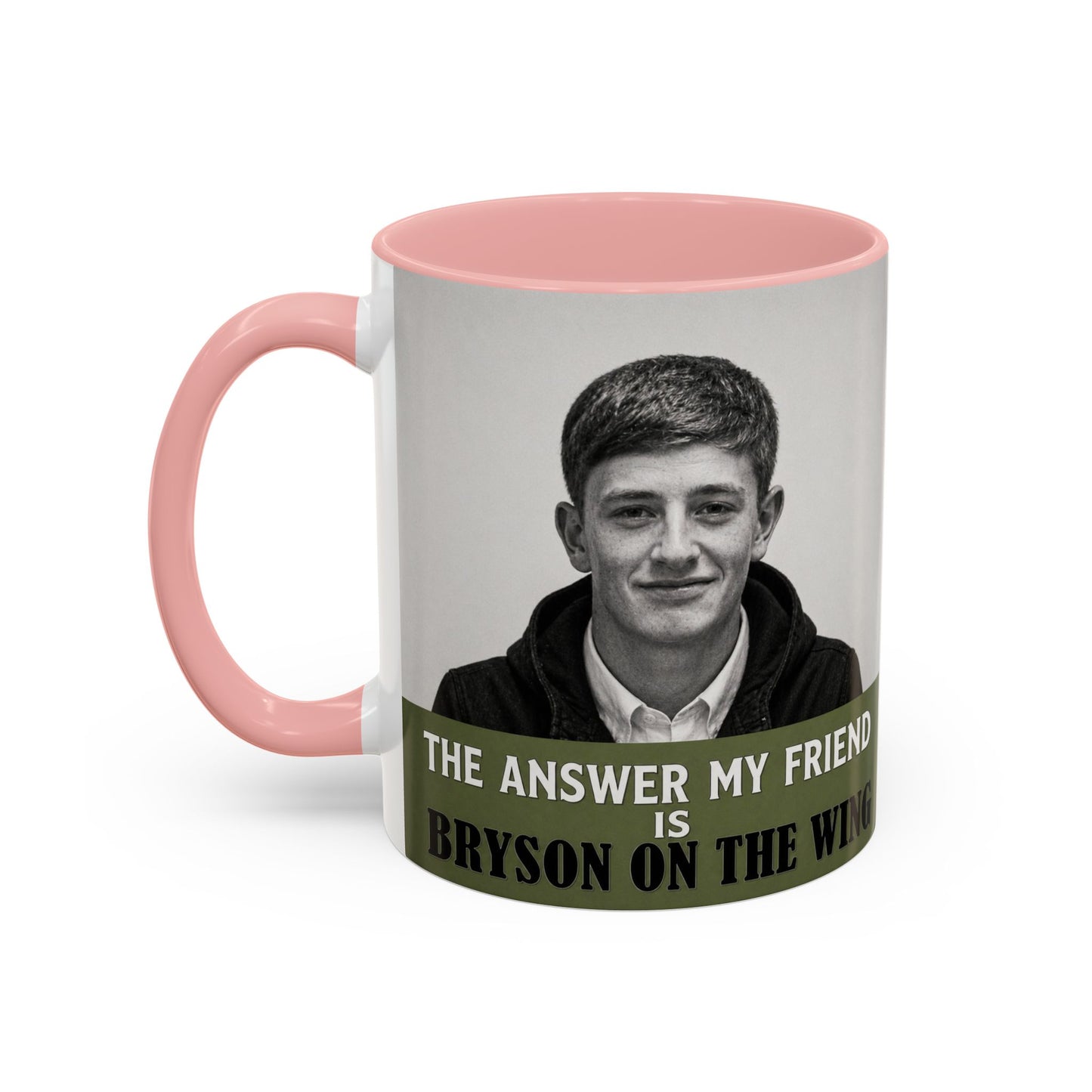 Bryson Appleton The Answer My Friend - Prestwich Heys Accent Coffee Mug (11, 15oz)
