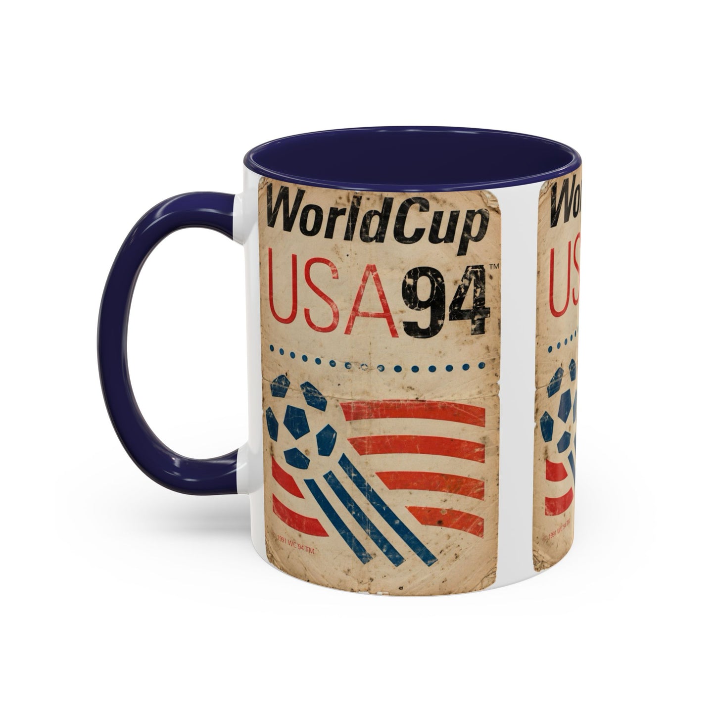 USA 94 World Cup Ball and Stripes Coffee Mug (11, 15oz)