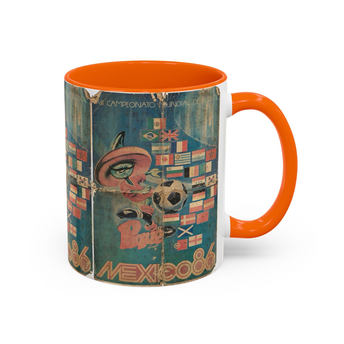 Mexico 86 Poster Pique Kick Coffee Mug (11, 15oz)