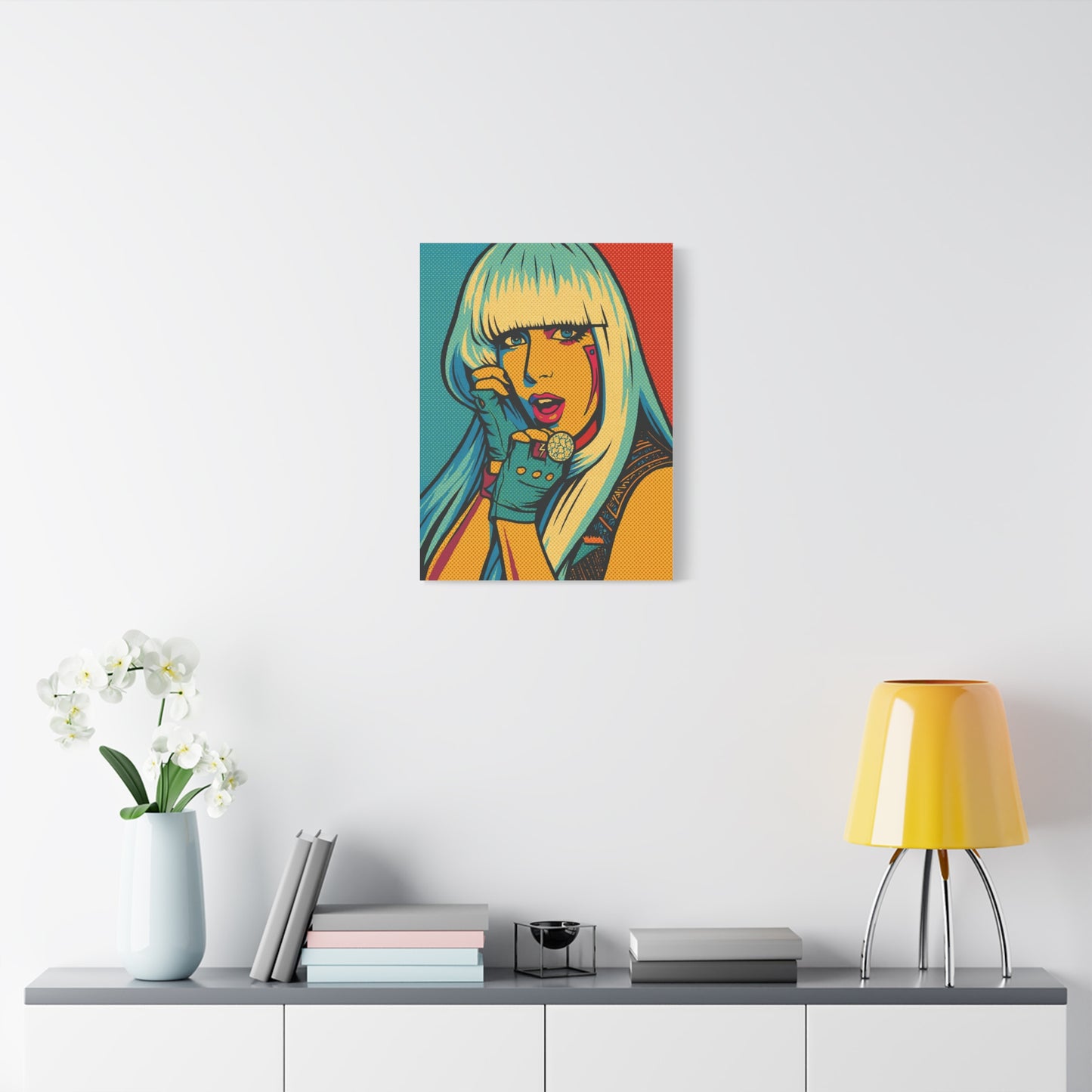 Lady G a g a Pop Art Canvas