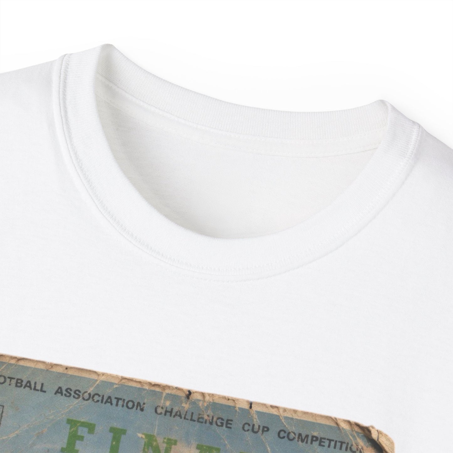 1973 FA Cup Final Programme Sunderland Leeds United Unisex Ultra Cotton Tee