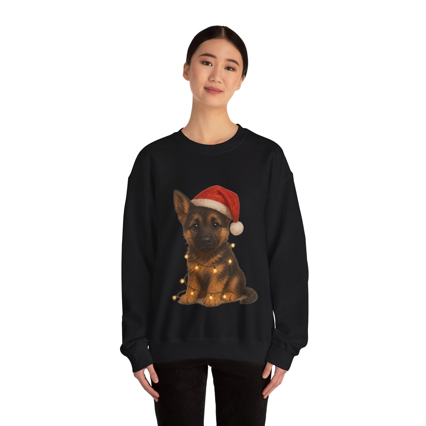 Christmas German Shepherd Puppy Sweatshirt